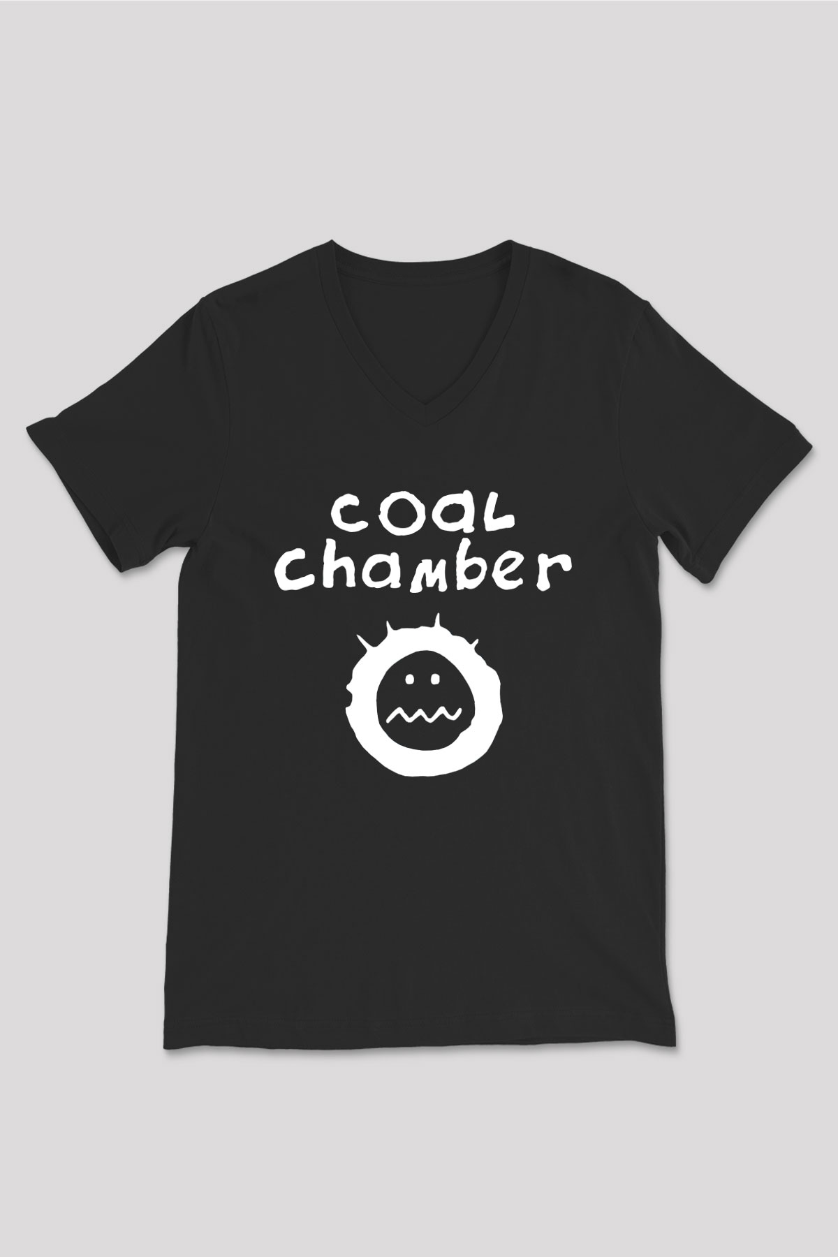 Coal Chamber Siyah Unisex V Yaka Tişört