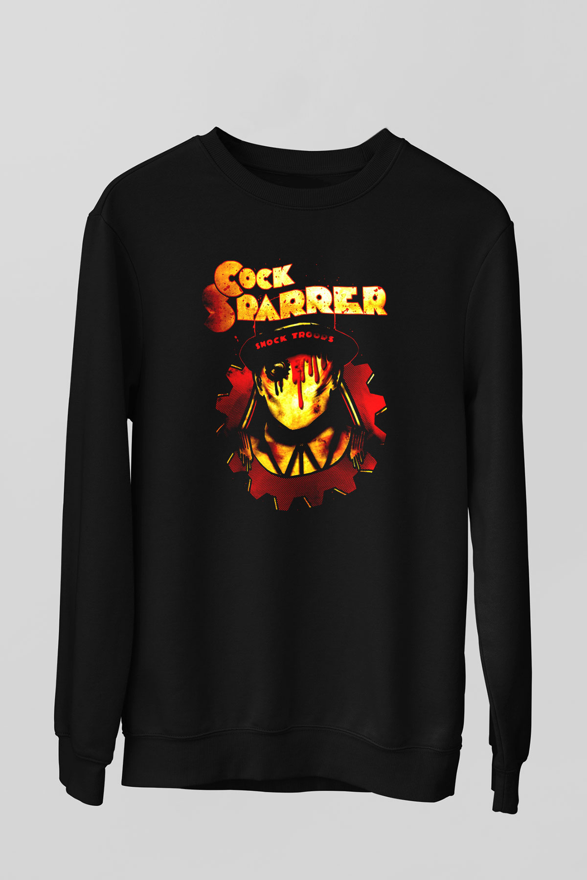 Cock Sparrer Siyah Unisex Sweatshirt