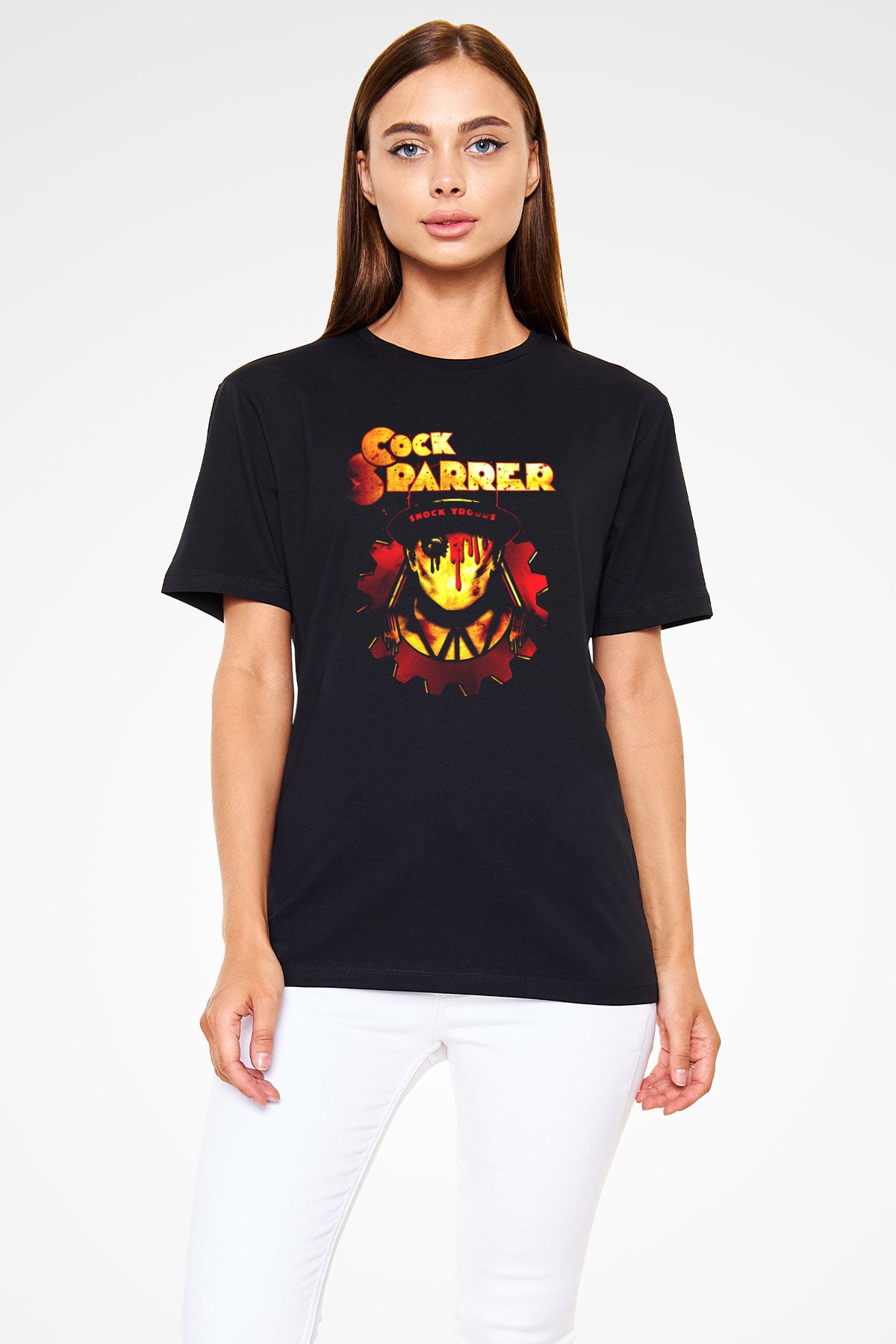 Cock Sparrer Siyah Unisex Tişört T-Shirt - TişörtFabrikası