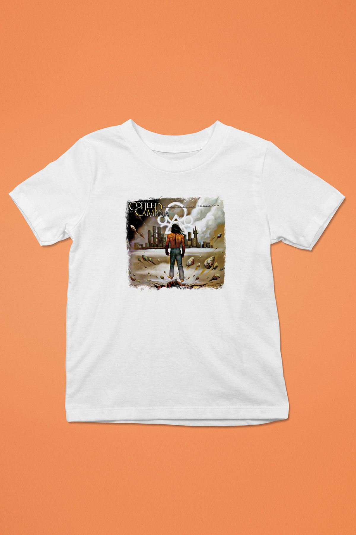 Coheed and Cambria Baskılı Unisex Beyaz Çocuk Tişört