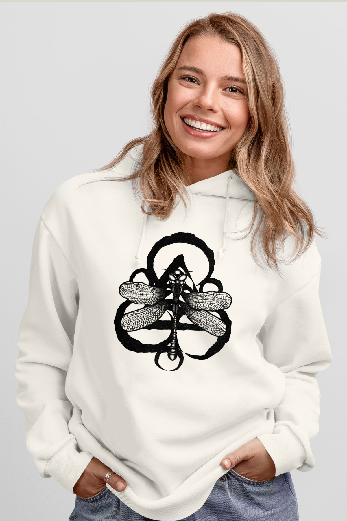Coheed and Cambria Beyaz Unisex Kapşonlu Sweatshirt