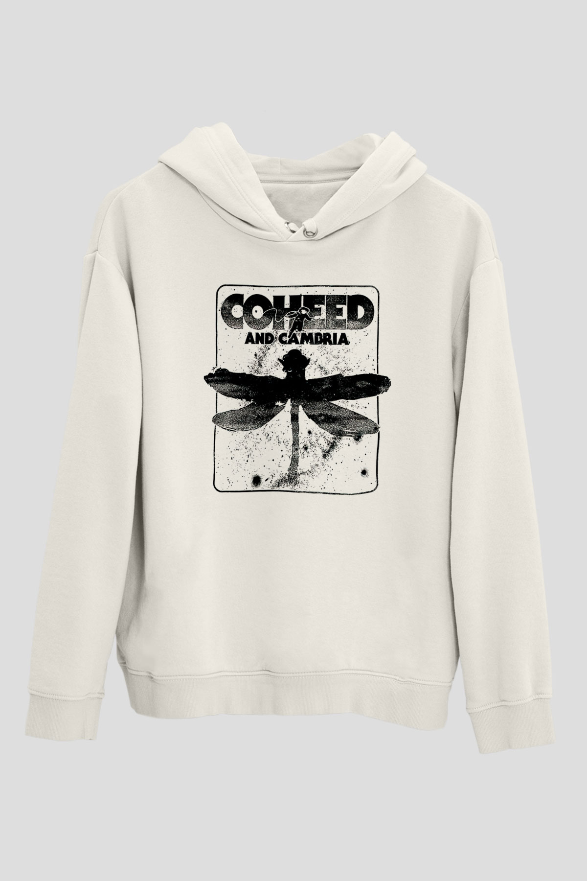 Coheed and Cambria Beyaz Unisex Kapüşonlu Sweatshirt