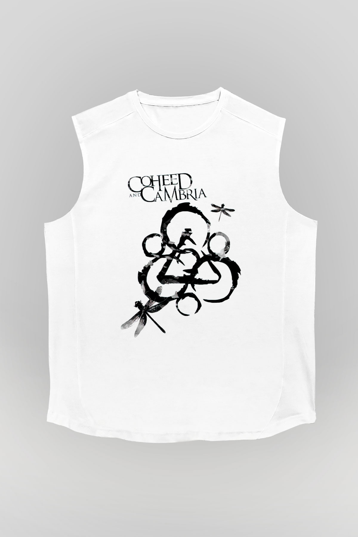 Coheed and Cambria Beyaz Unisex Kolsuz Tişört