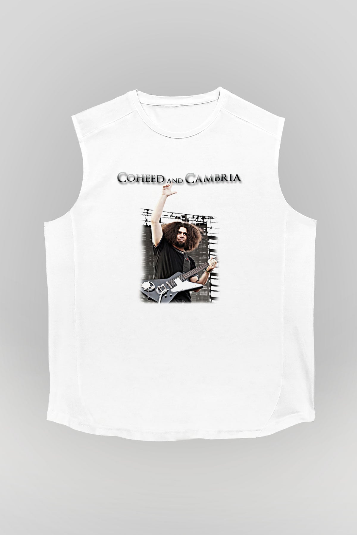 Coheed and Cambria Beyaz Unisex Kolsuz Tişört