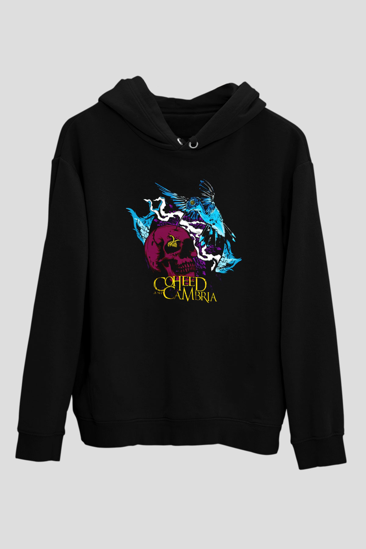 Coheed and Cambria Siyah Unisex Kapüşonlu Sweatshirt