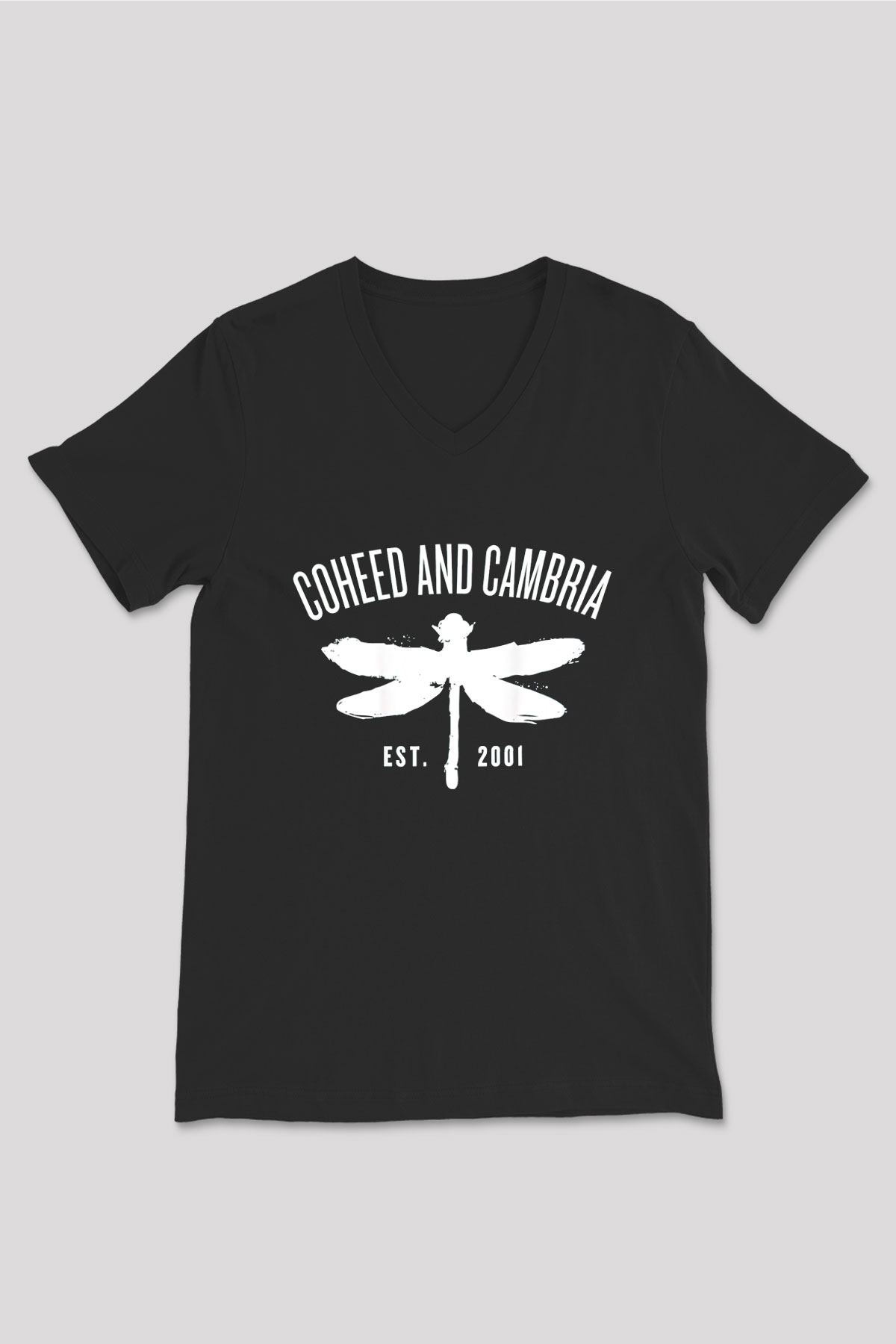 Coheed and Cambria Siyah Unisex V Yaka Tişört