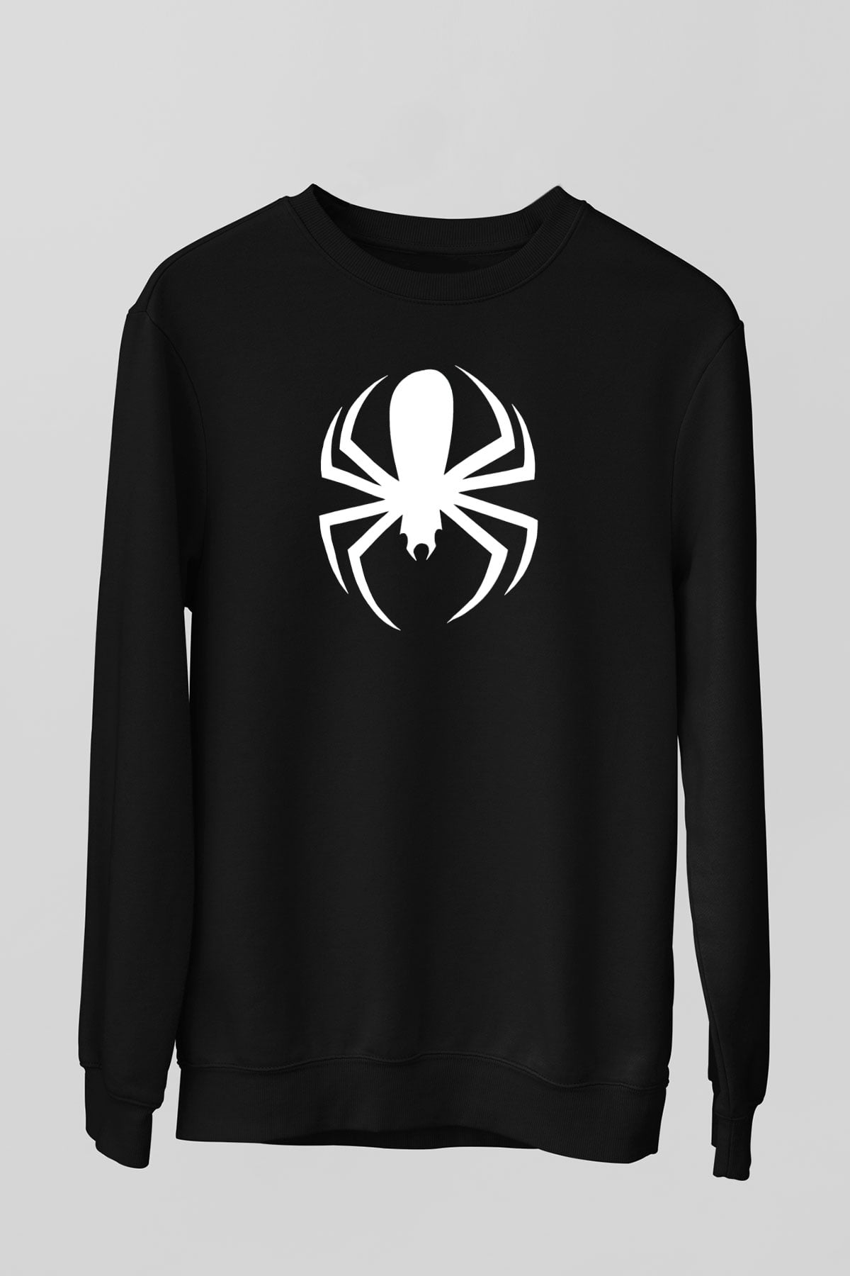 Cold Baskılı Unisex Siyah Sweatshirt