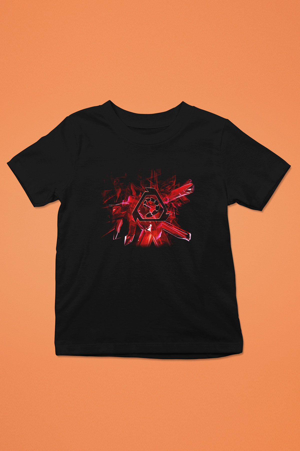 Command and Conquer Baskılı Siyah Unisex Çocuk Tişört