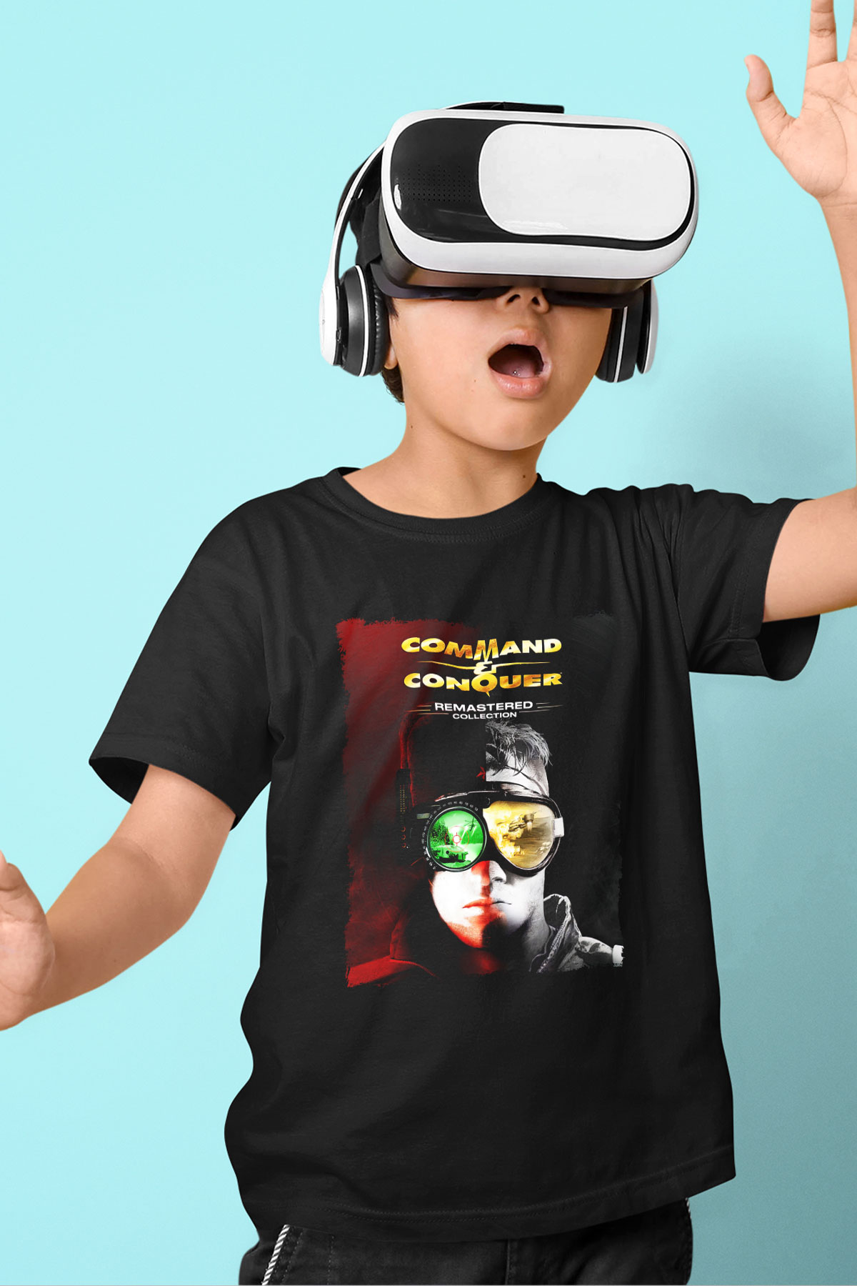 Command and Conquer Siyah Unisex Çocuk Tişört