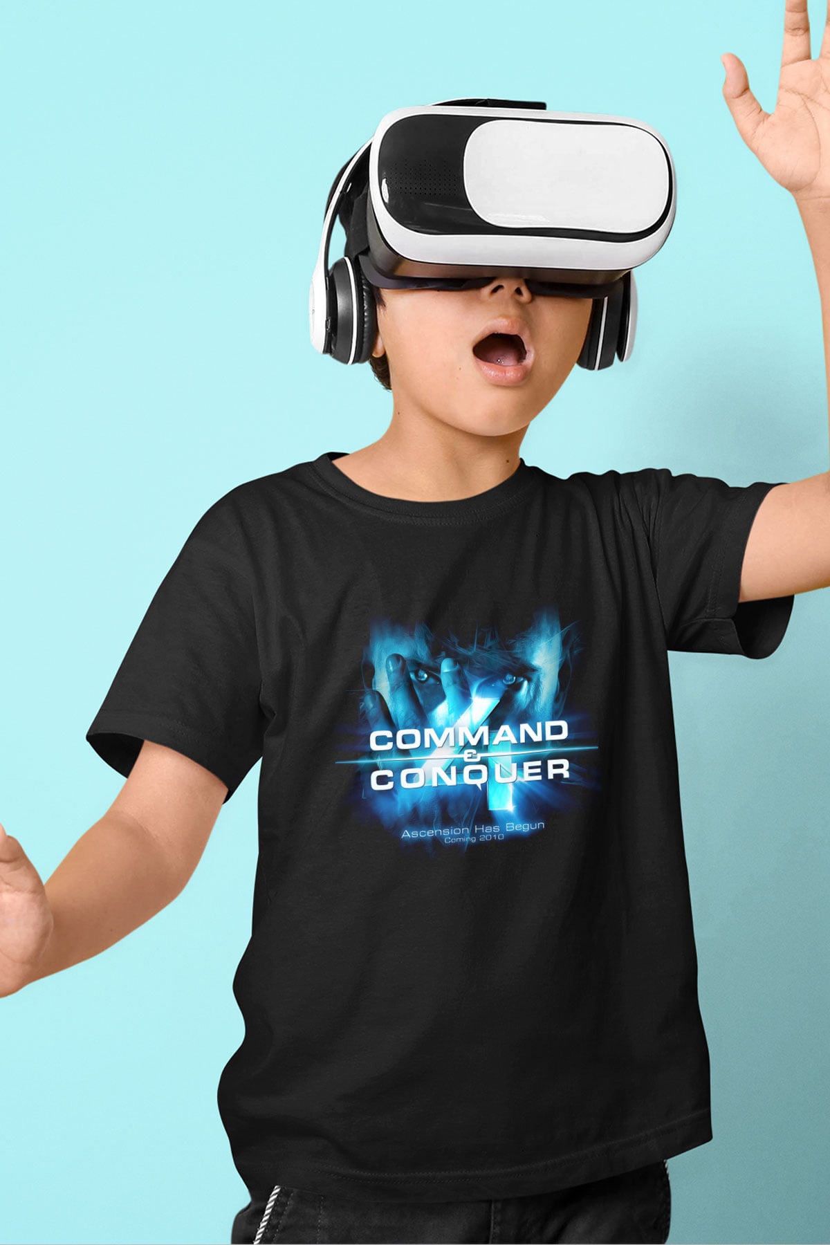 Command and Conquer Siyah Unisex Çocuk Tişört