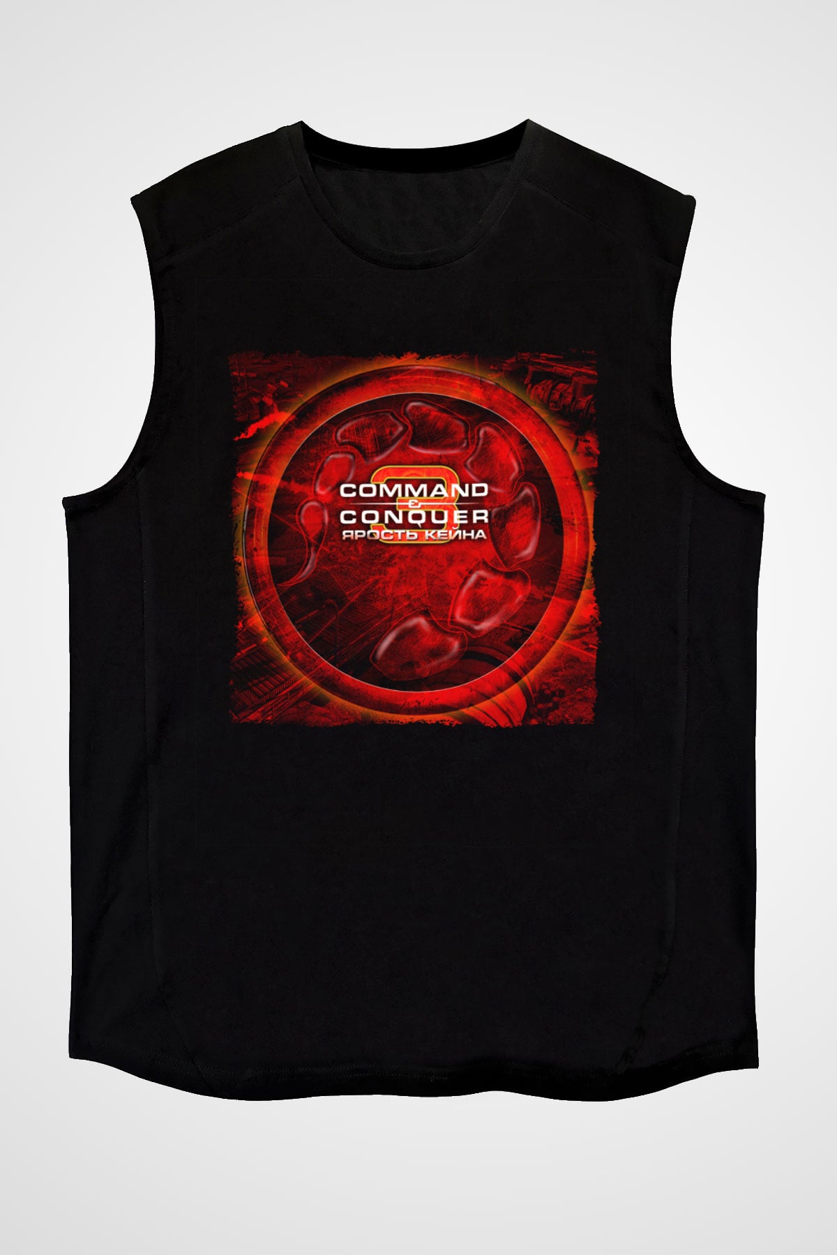 Command and Conquer Siyah Unisex Kolsuz Tişört