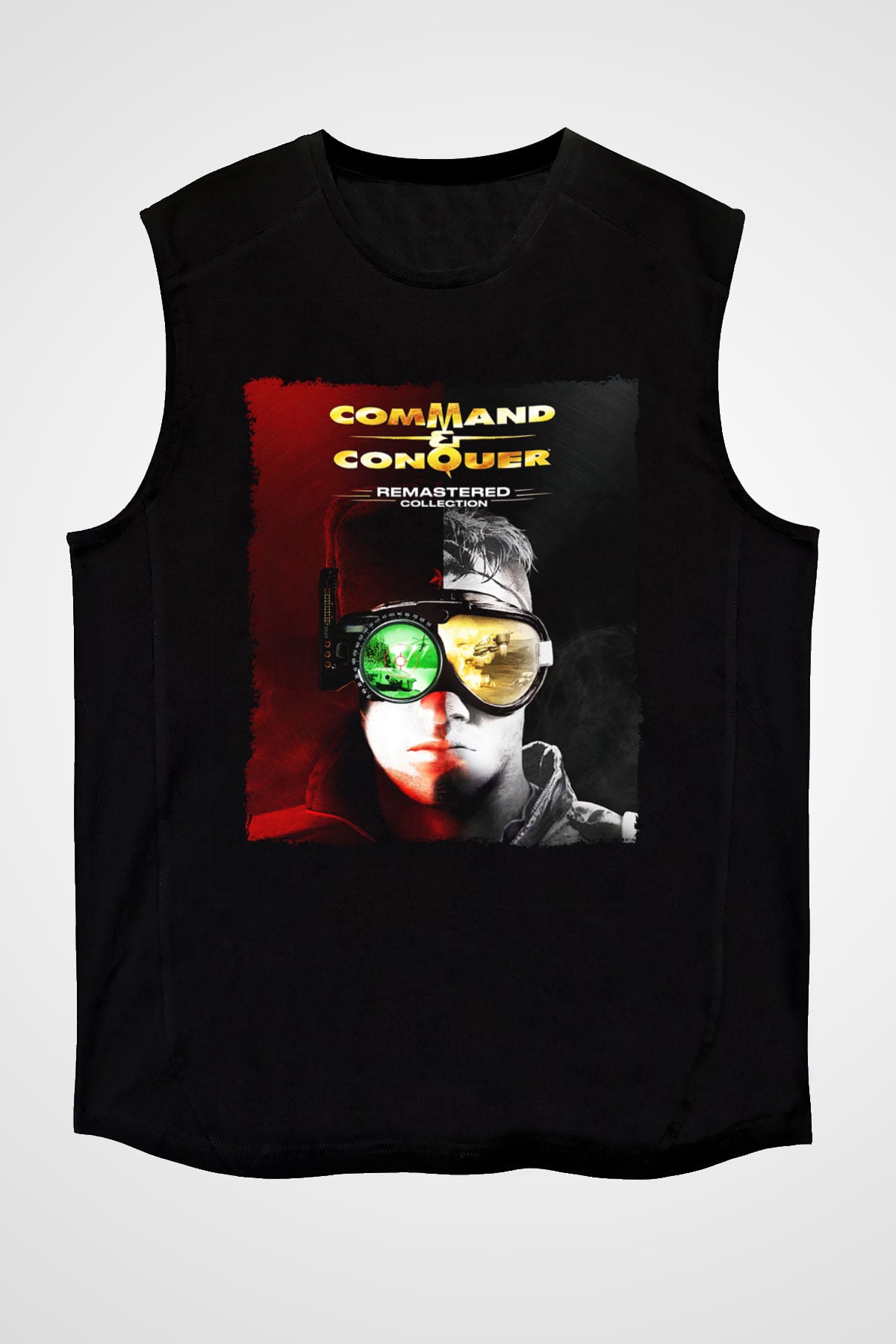 Command and Conquer Siyah Unisex Kolsuz Tişört