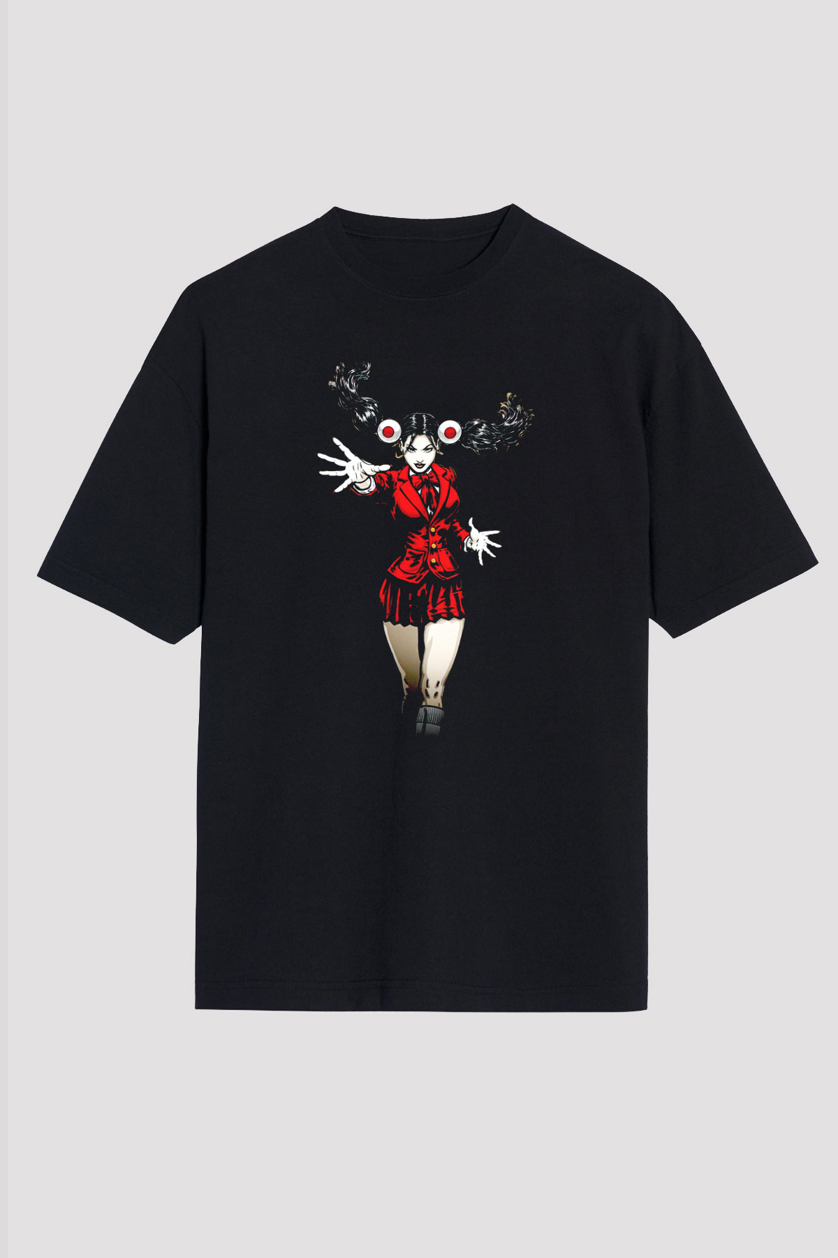 Command and Conquer Siyah Oversize Tişört Oversize T-shirt