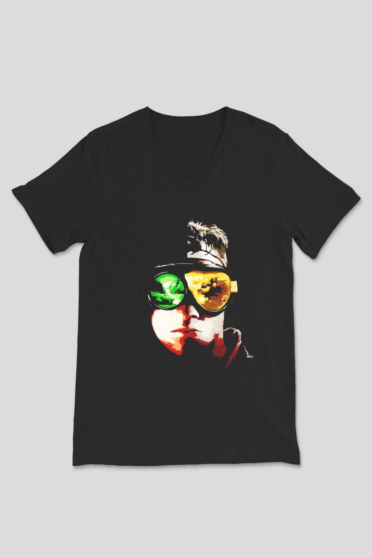Command and Conquer Siyah Unisex V Yaka Tişört