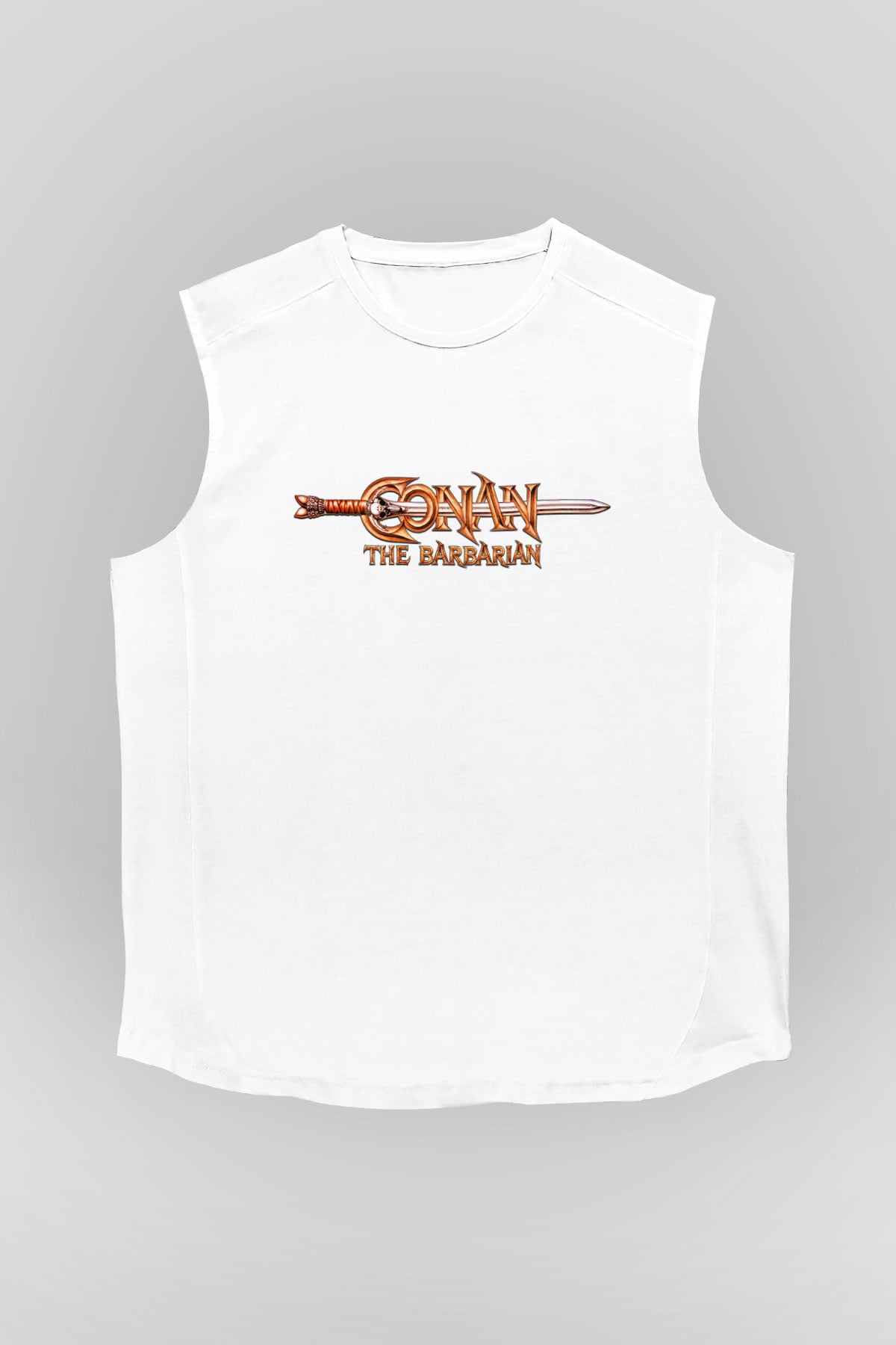 Conan the Barbarian Beyaz Unisex Kolsuz Tişört