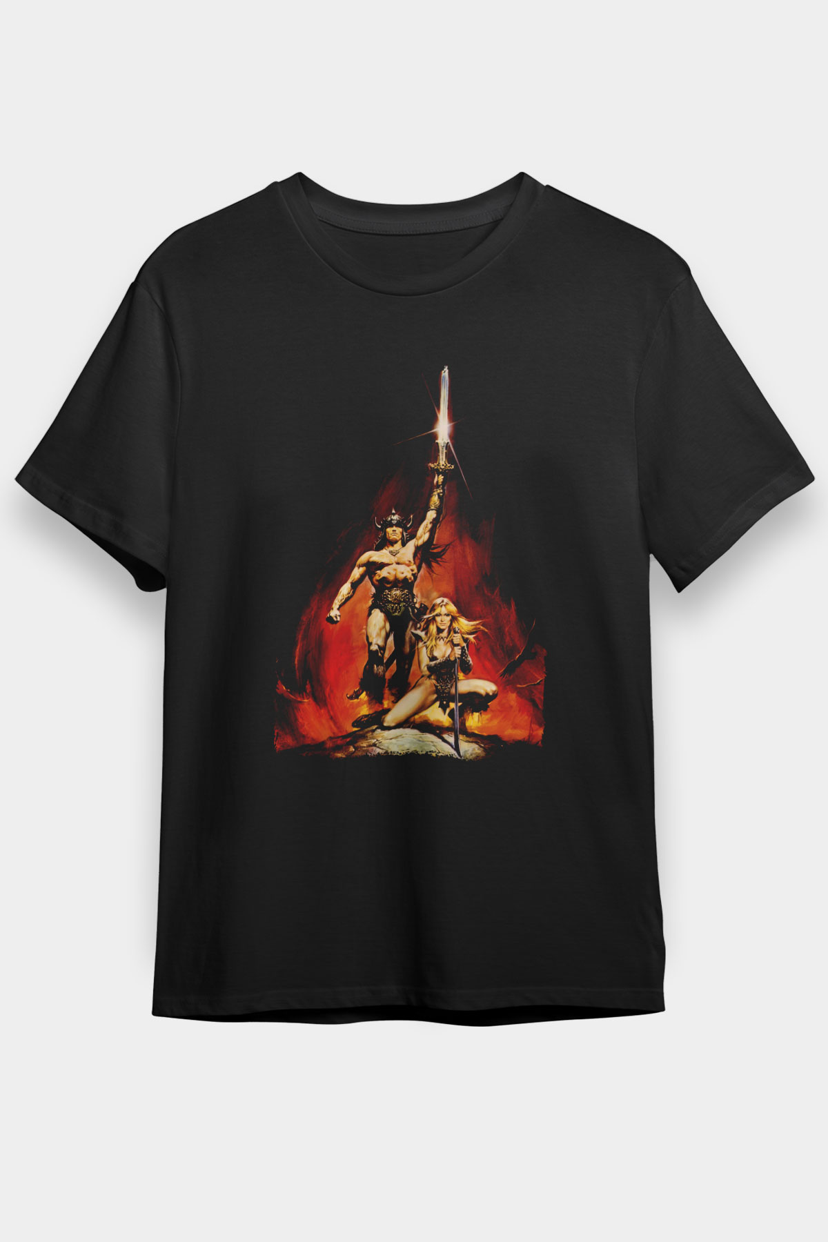 Conan the Barbarian Siyah Unisex Tişört T-Shirt