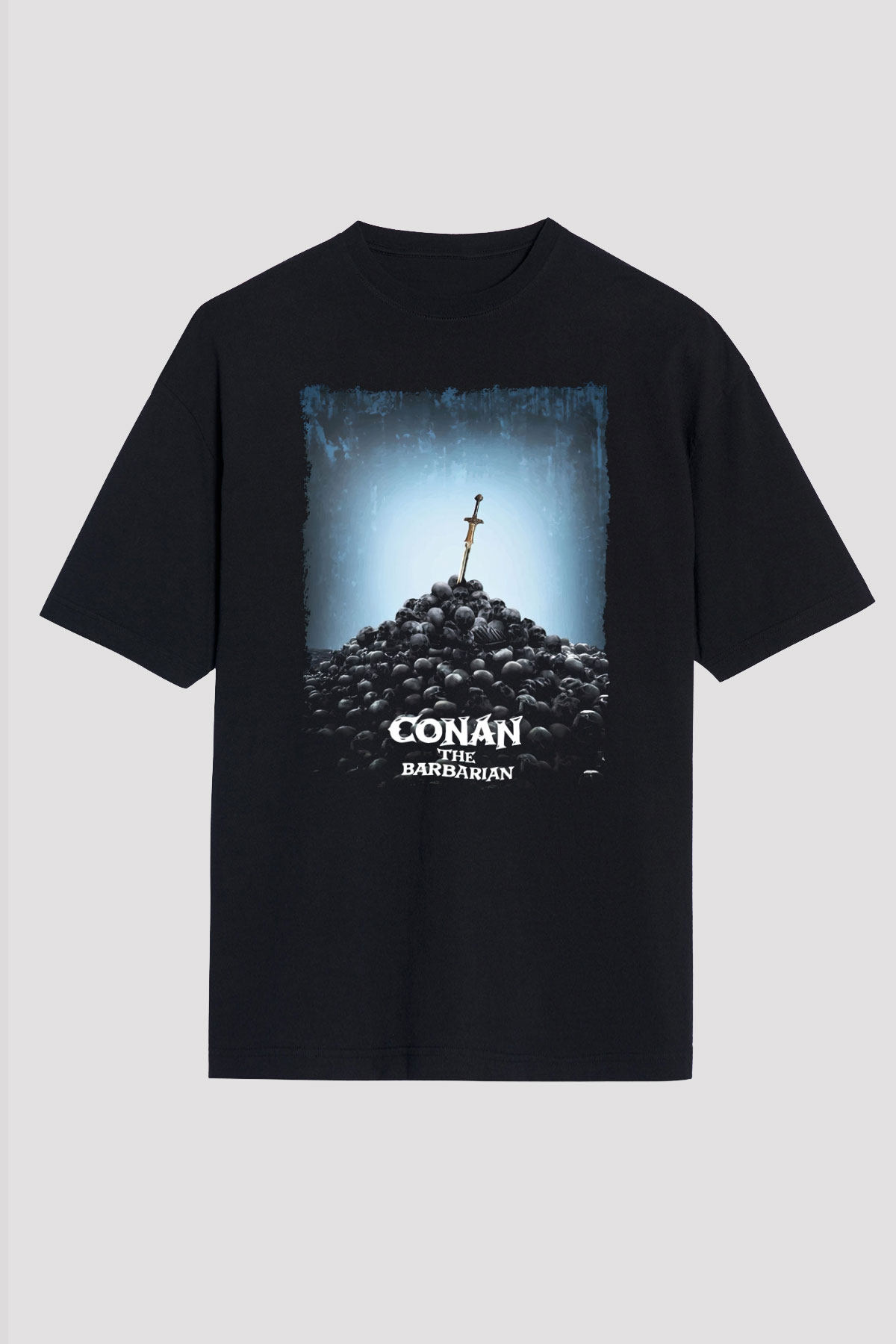 Conan the Barbarian Siyah Oversize Tişört Oversize T-shirt