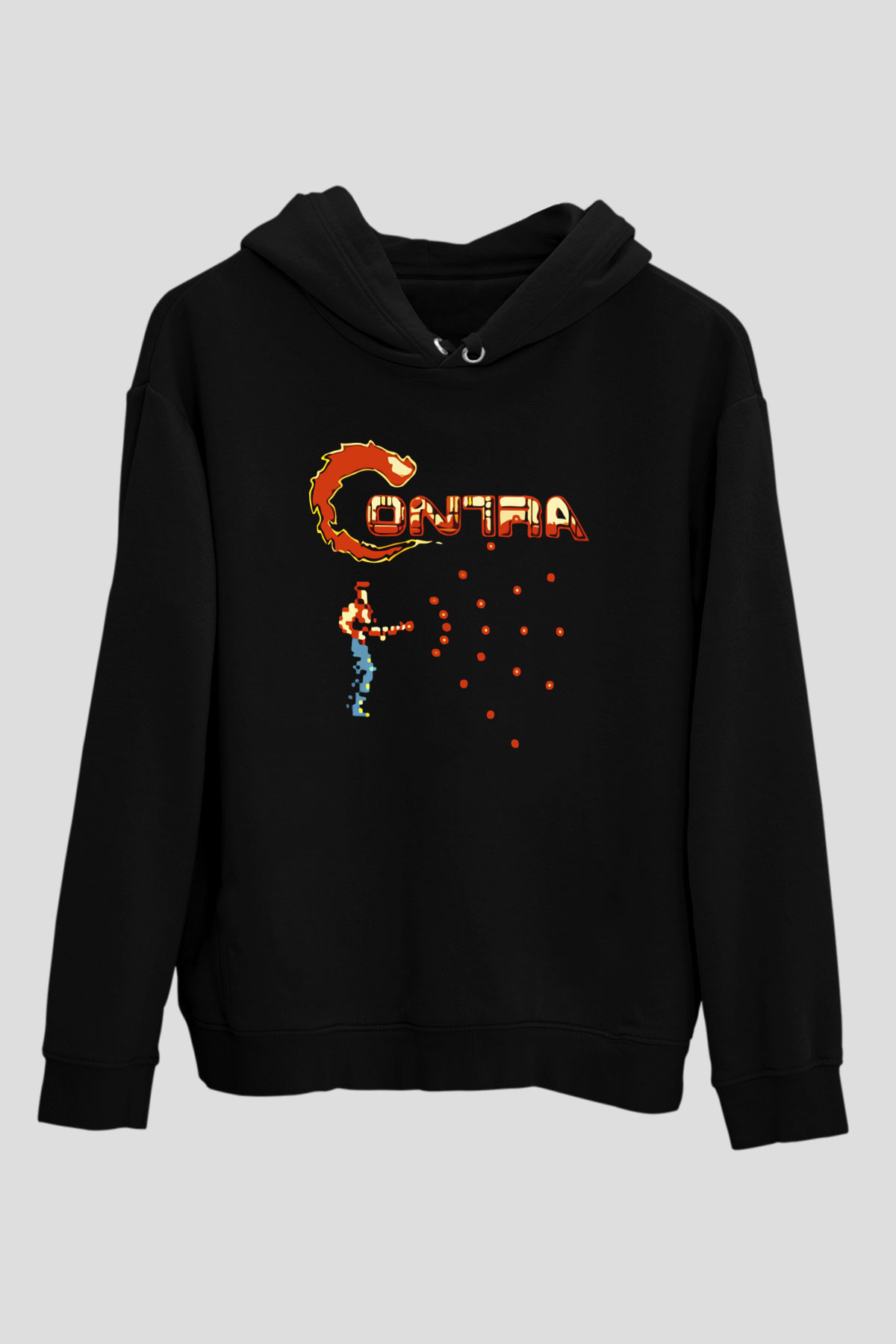 Contra Siyah Unisex Hoodie