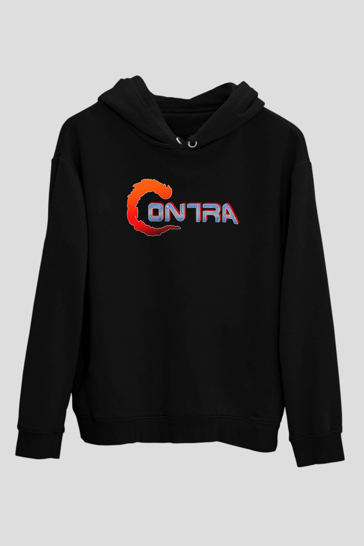 Contra Siyah Unisex Hoodie