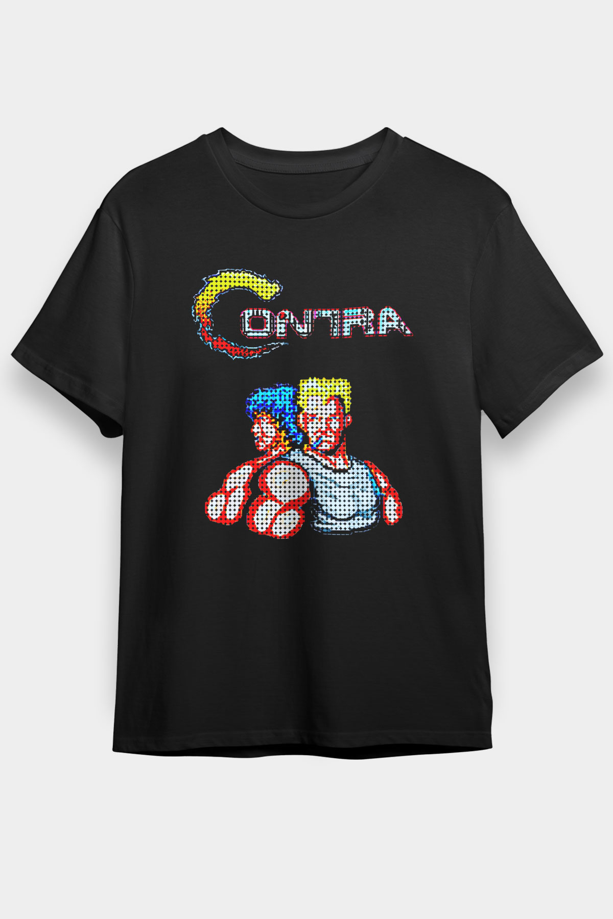 Contra Siyah Unisex Tişört T-Shirt