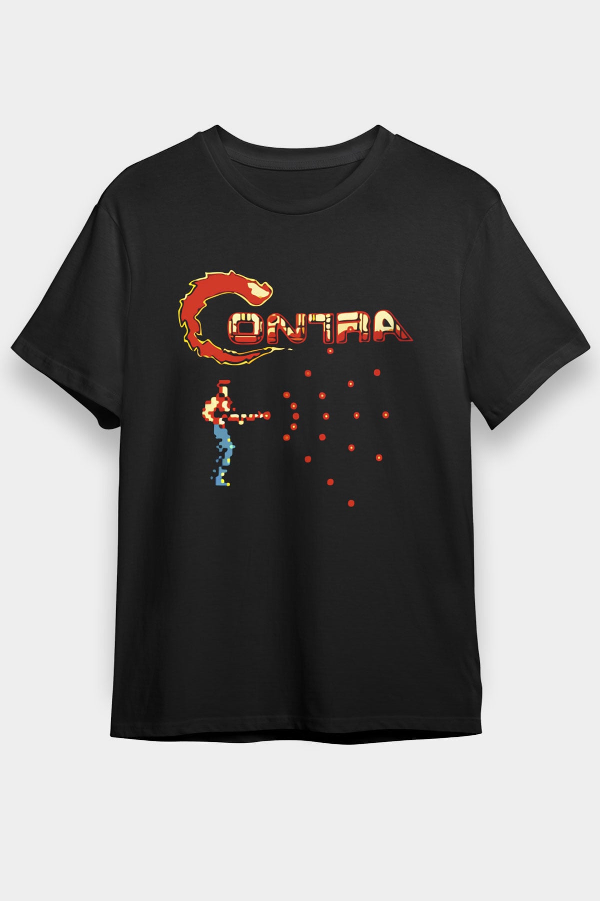 Contra Siyah Unisex Tişört T-Shirt