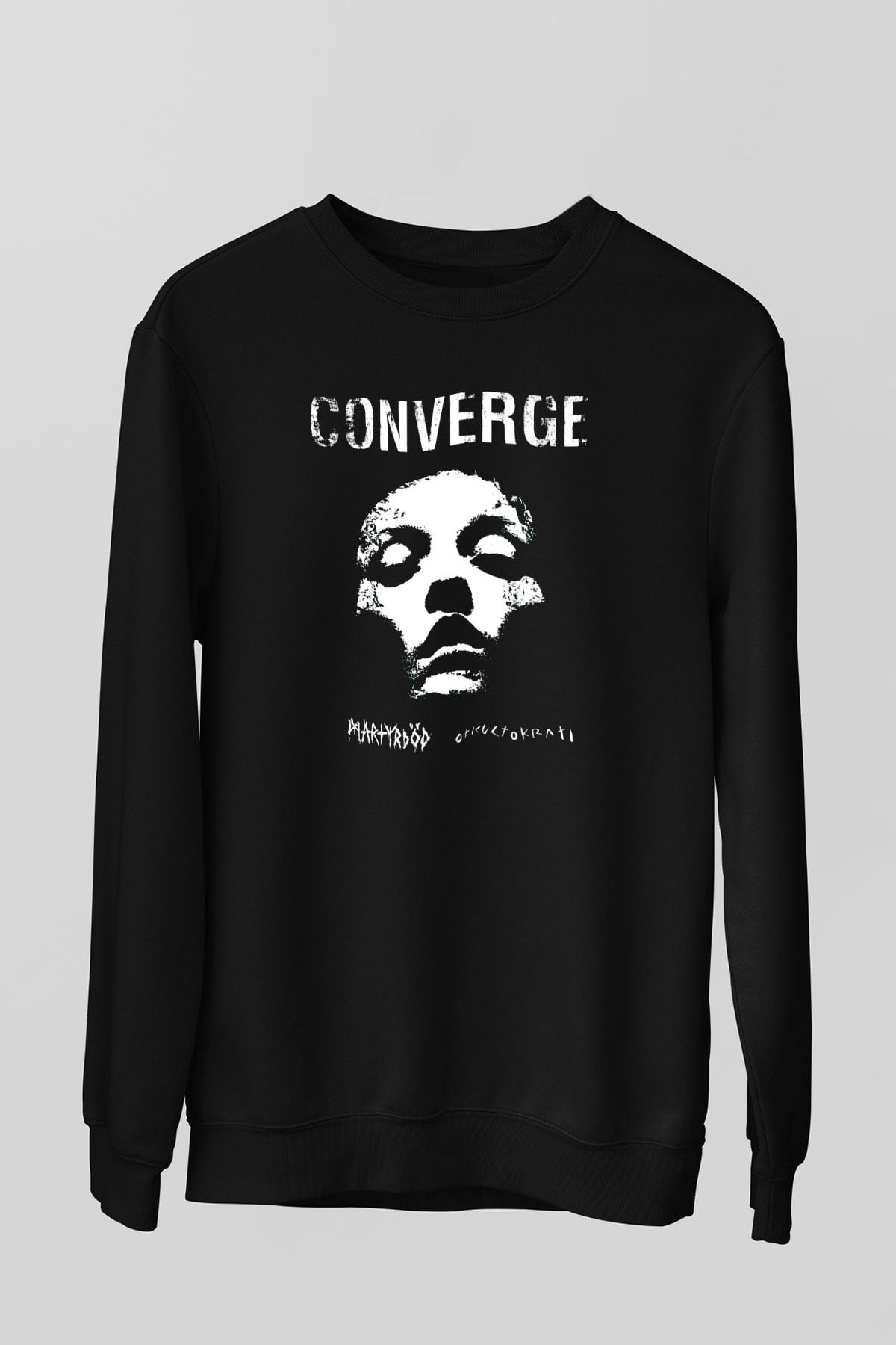 Converge Siyah Unisex Sweatshirt