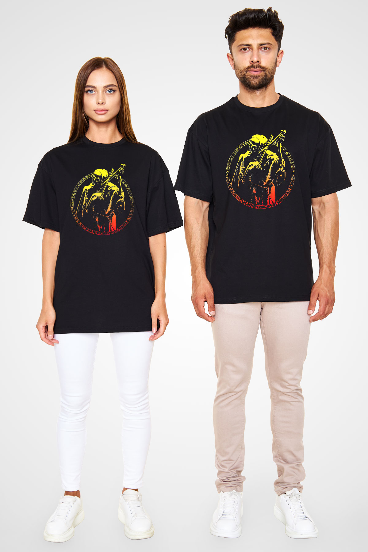 Coroner Siyah Unisex Oversize Tişört T-Shirt