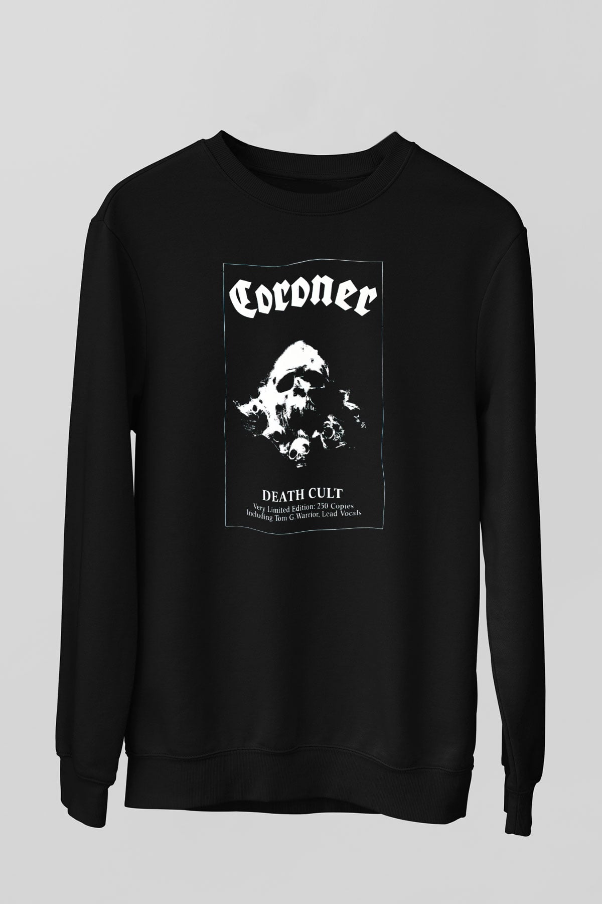 Coroner Siyah Unisex Sweatshirt
