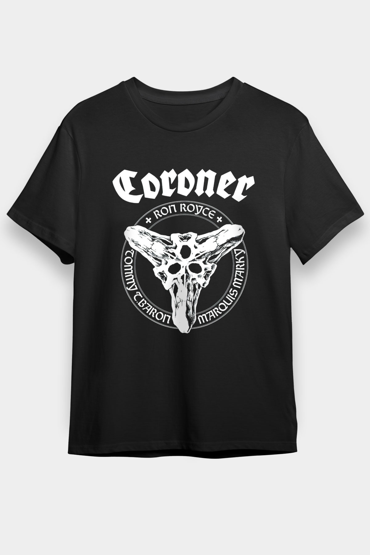 Coroner Siyah Unisex Tişört T-Shirt - TişörtFabrikası