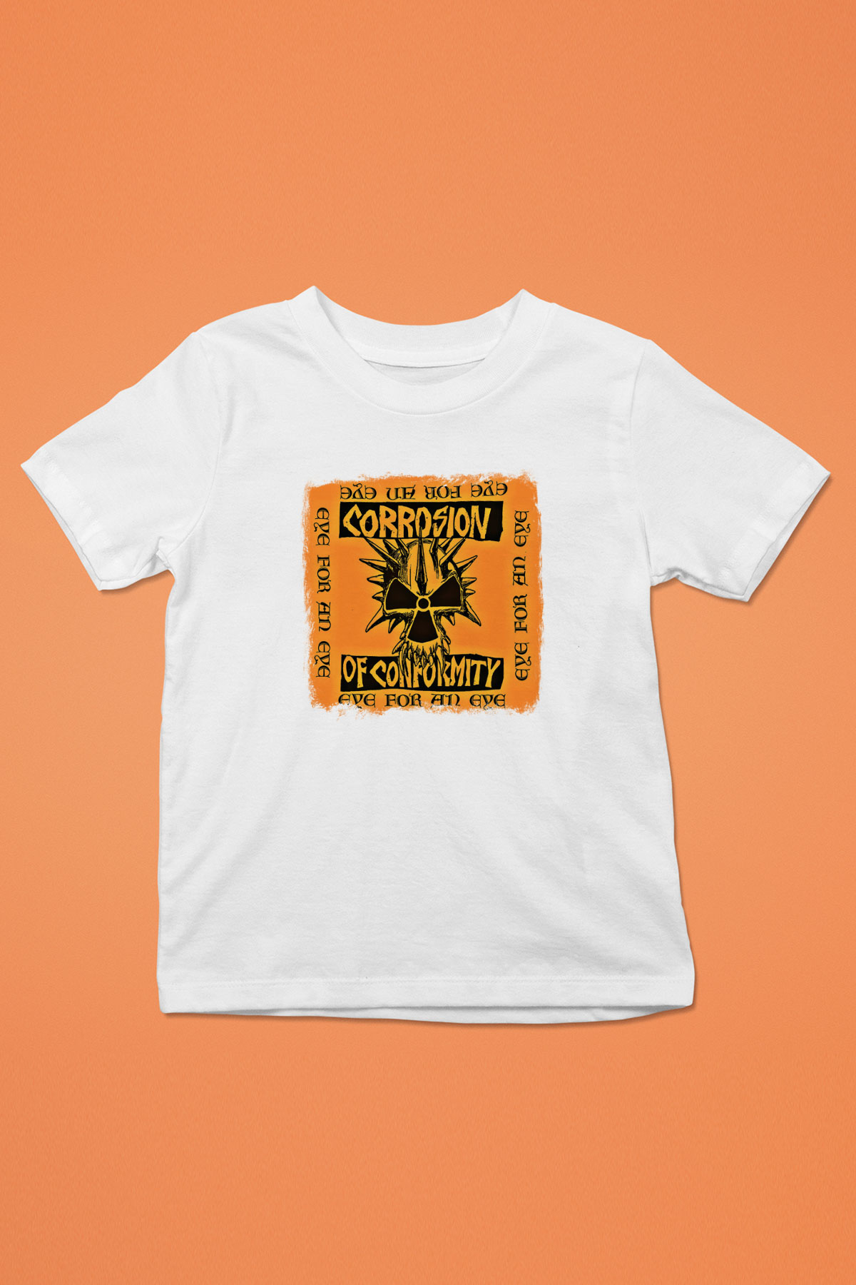 Corrosion of Conformity Baskılı Unisex Beyaz Çocuk Tişört