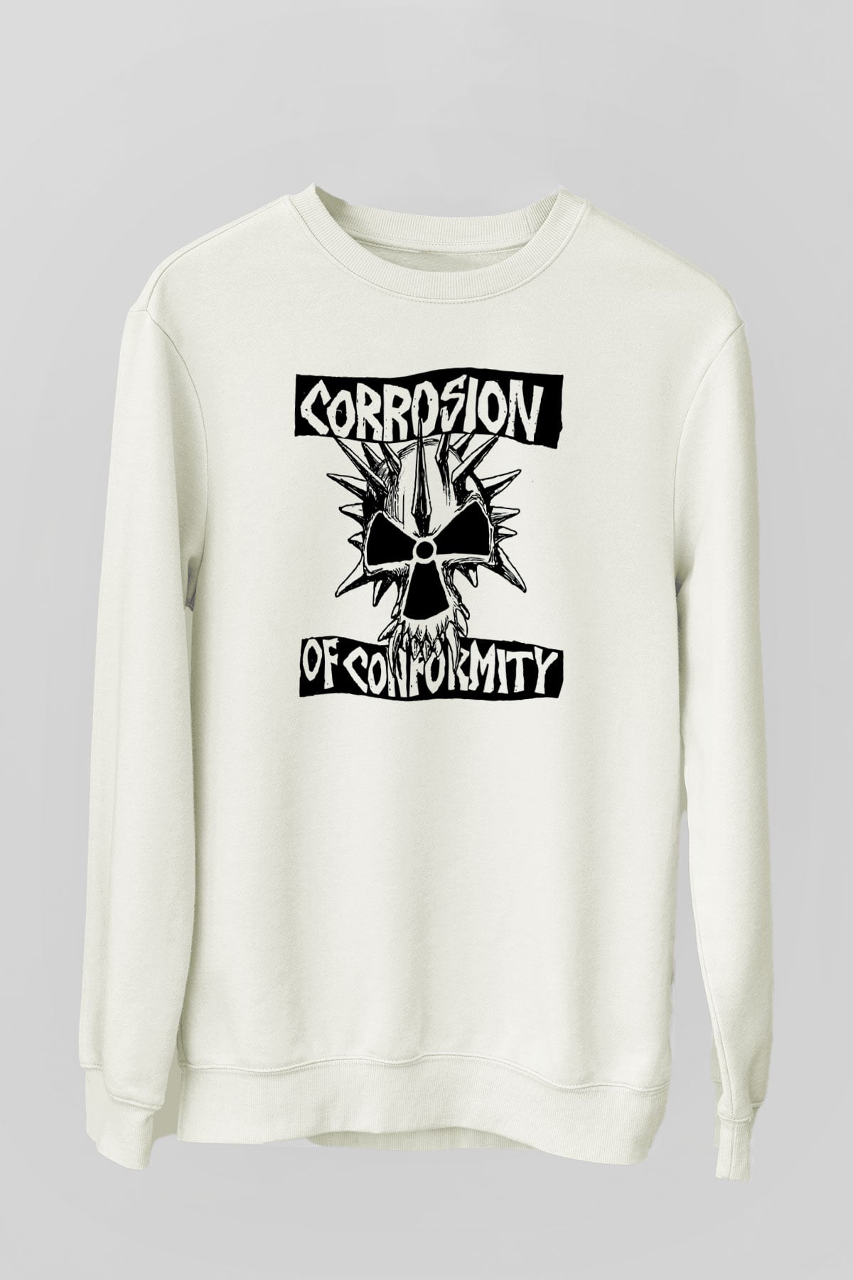 Corrosion of Conformity Beyaz Unisex Sweatshirt