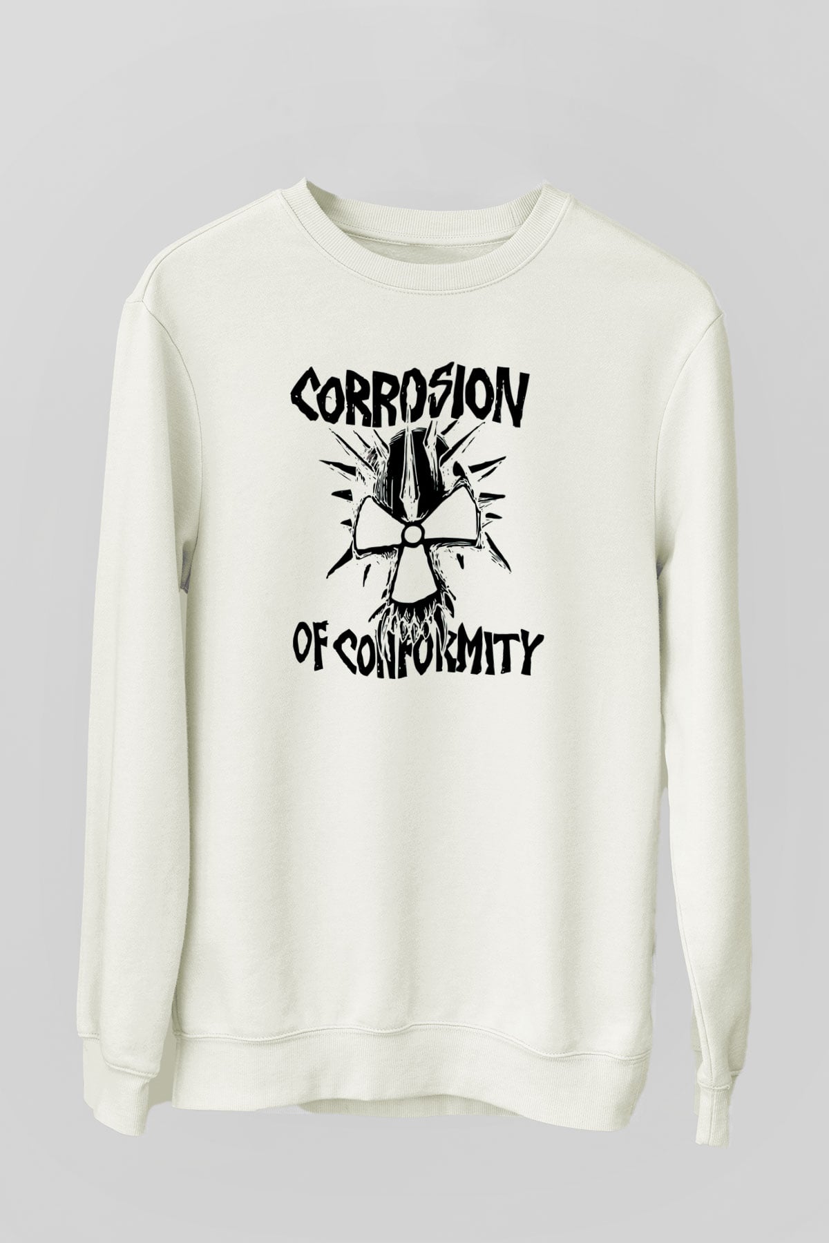 Corrosion of Conformity Beyaz Unisex Sweatshirt