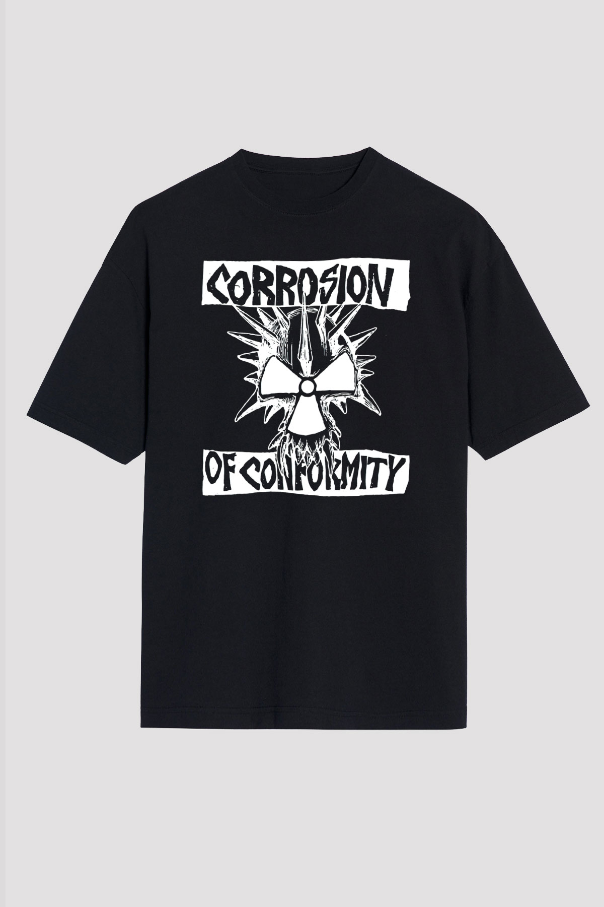Corrosion of Conformity Siyah Unisex Oversize Tişört T-Shirt