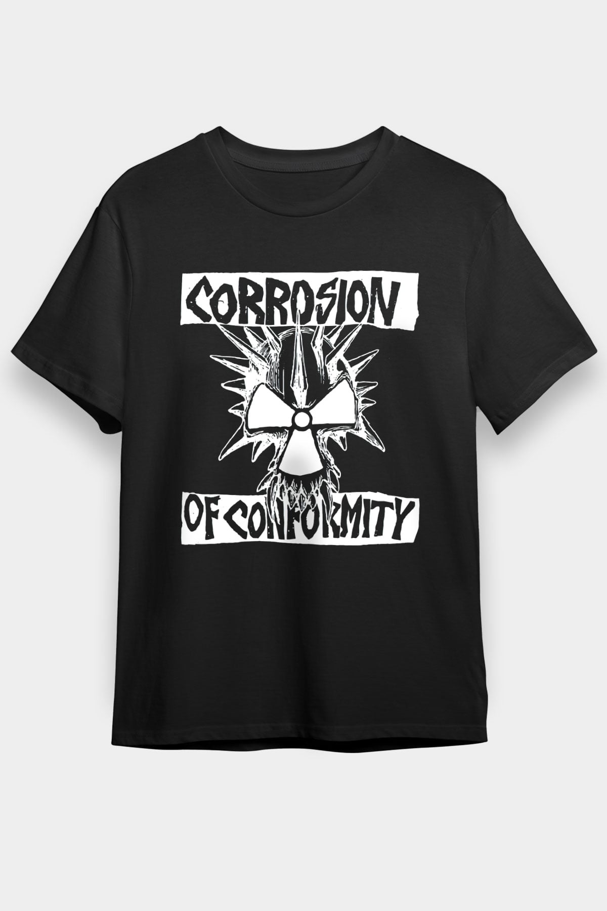 Corrosion of Conformity Siyah Unisex Tişört T-Shirt - TişörtFabrikası