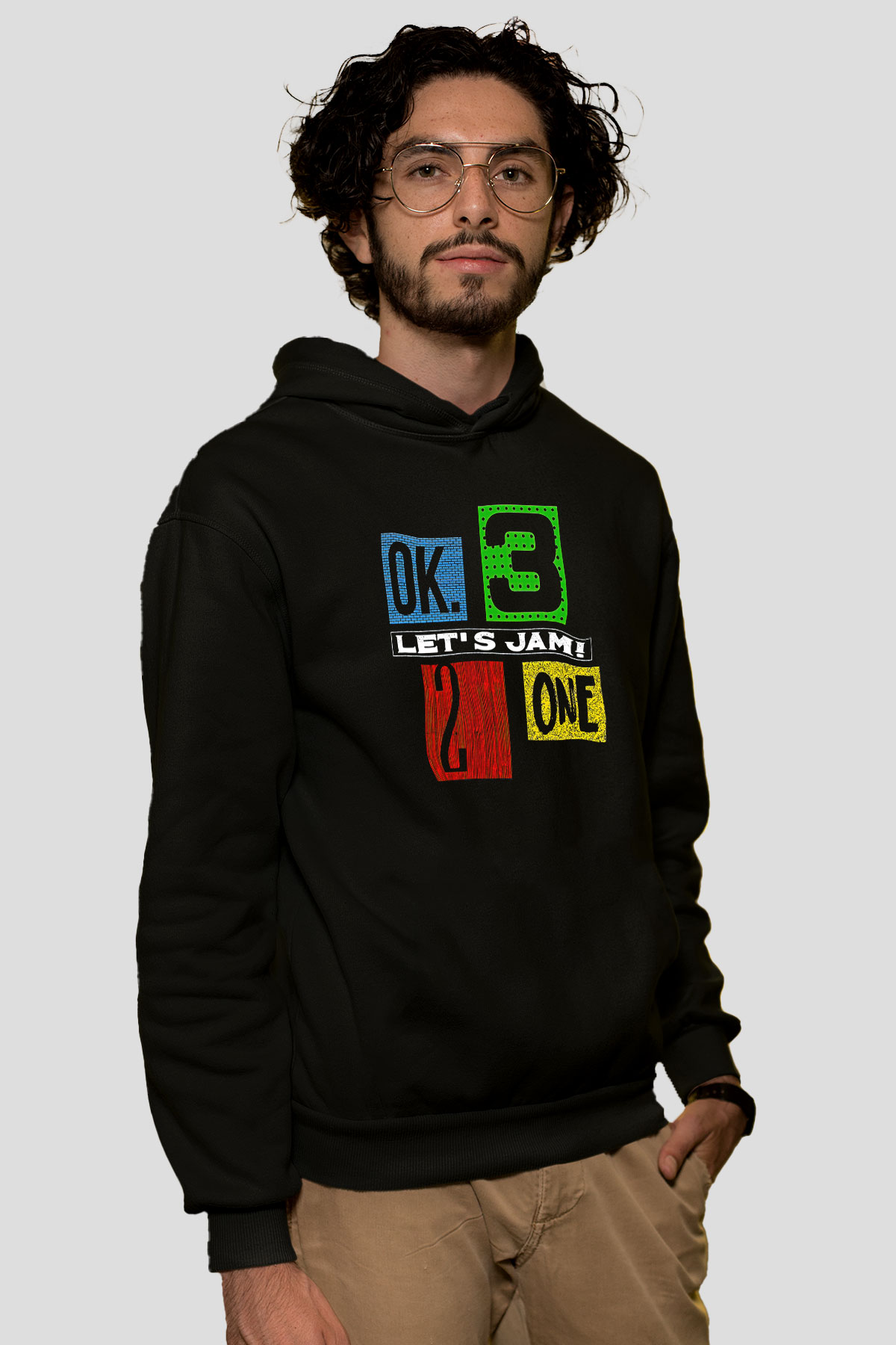 Cowboy Bebop Baskılı Unisex Siyah Hoodie