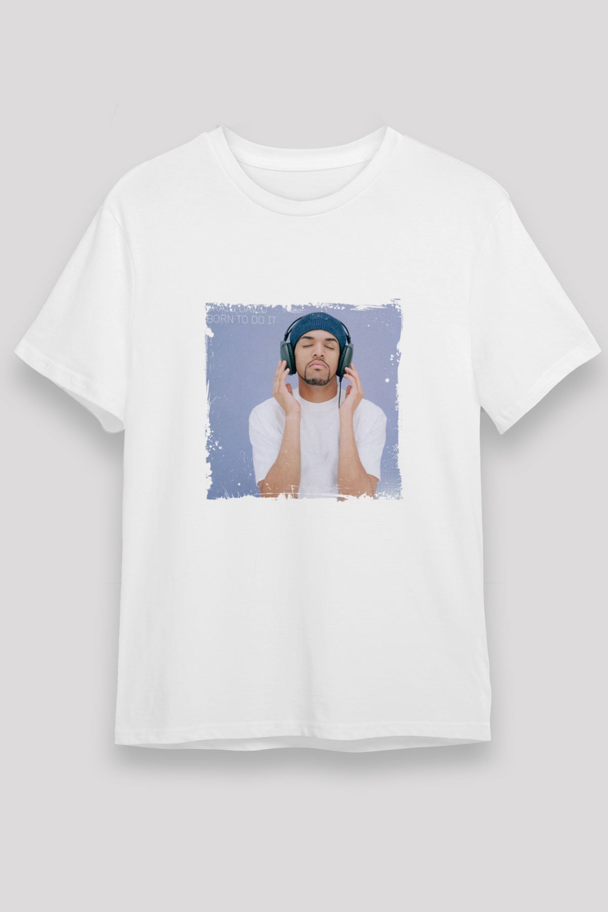 Craig David Baskılı Unisex Beyaz Tişört