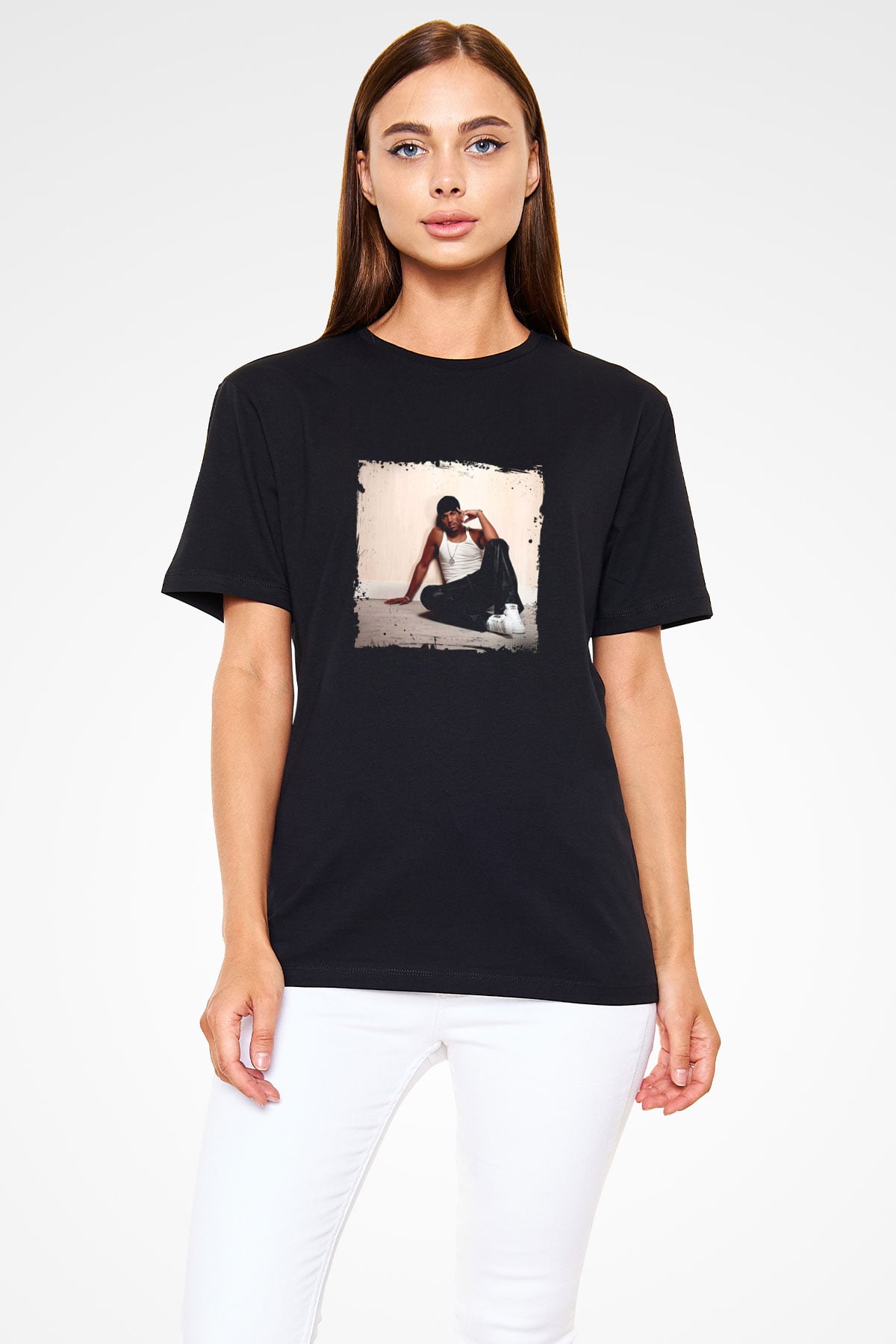 Craig David Baskılı Unisex Siyah Tişört
