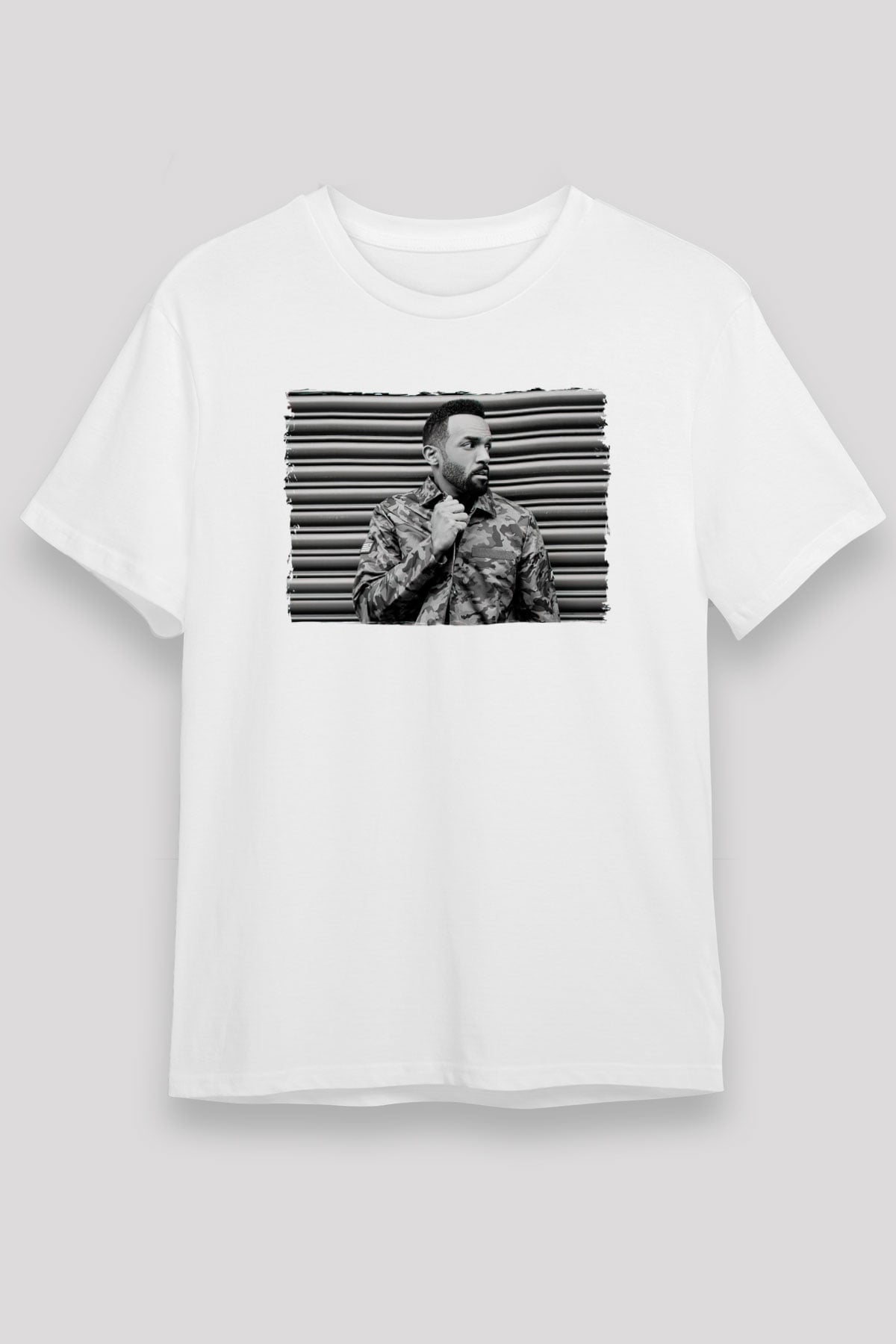 Craig David Beyaz Unisex Tişört T-Shirt - TişörtFabrikası