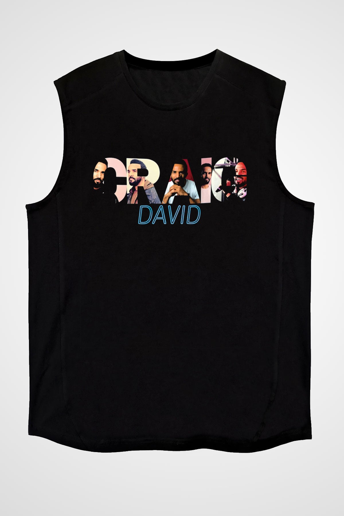 Craig David Siyah Unisex Kolsuz Tişört
