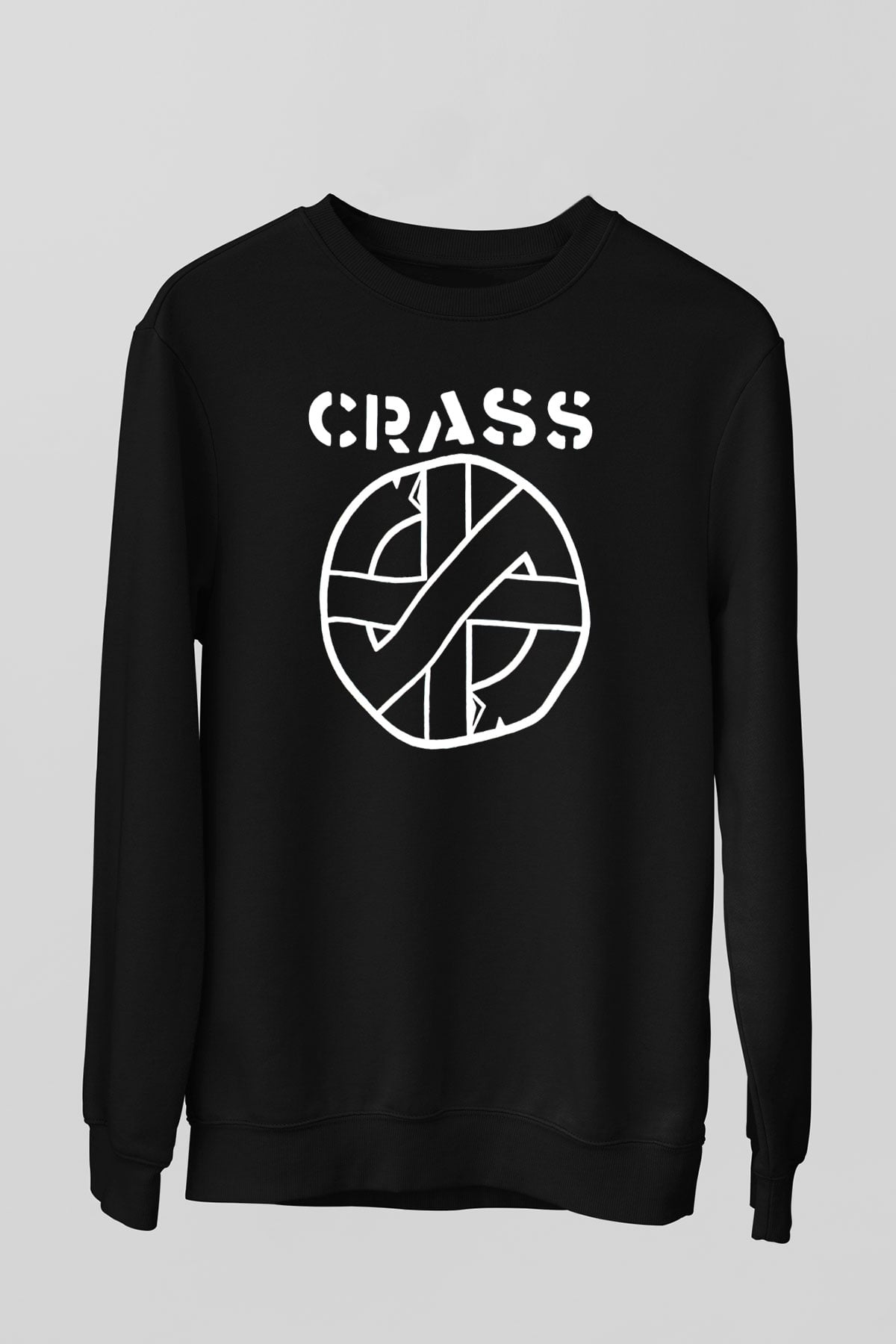 Crass Siyah Unisex Sweatshirt