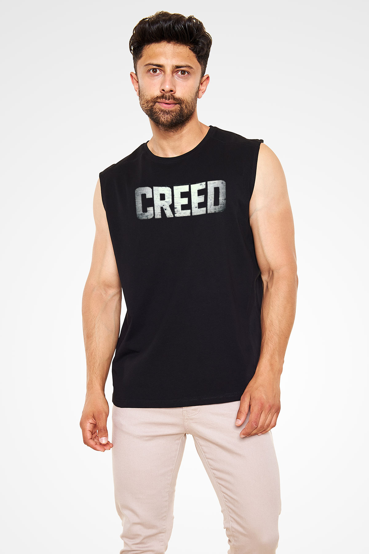 Creed Siyah Unisex Kolsuz Tişört