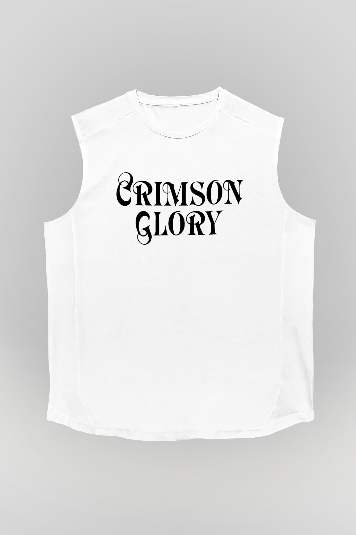 Crimson Glory Beyaz Unisex Kolsuz Tişört