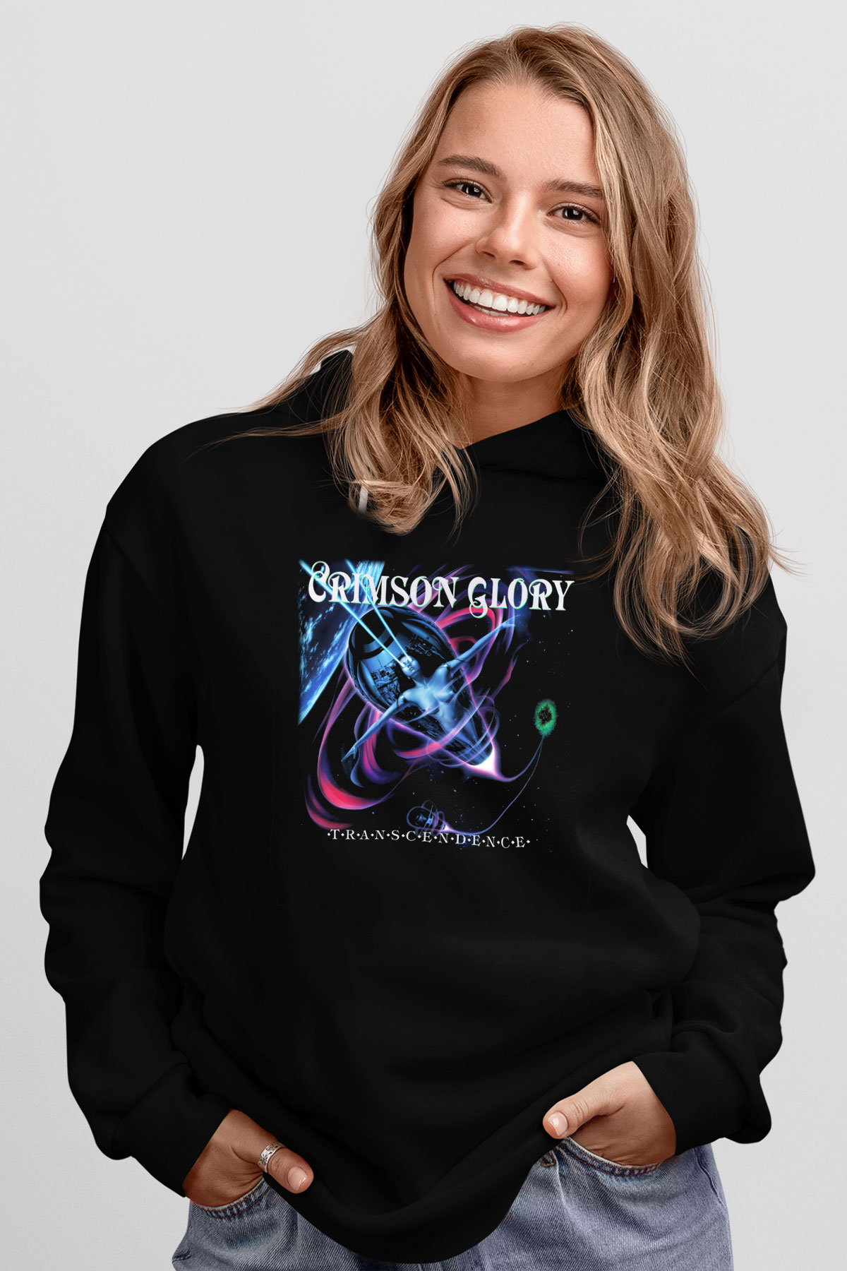 Crimson Glory Siyah Unisex Hoodie