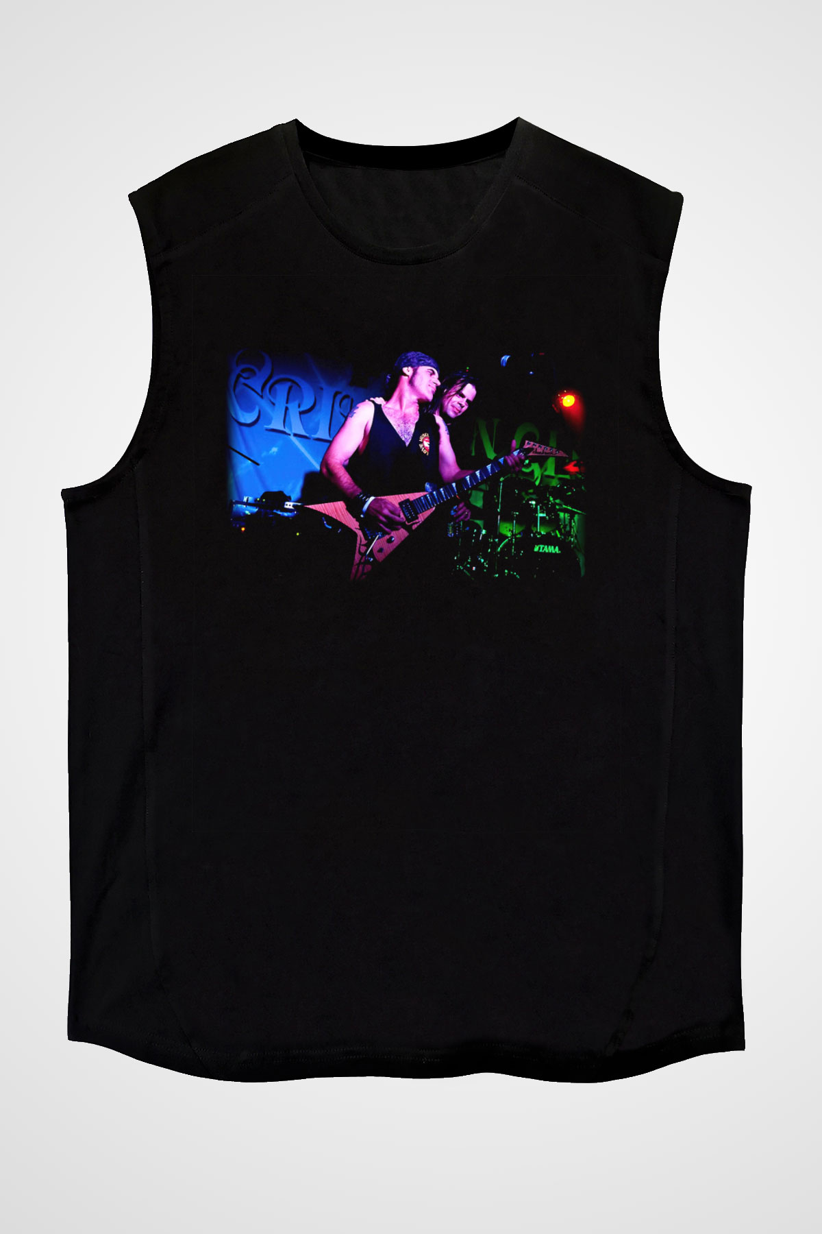 Crimson Glory Siyah Unisex Kolsuz Tişört
