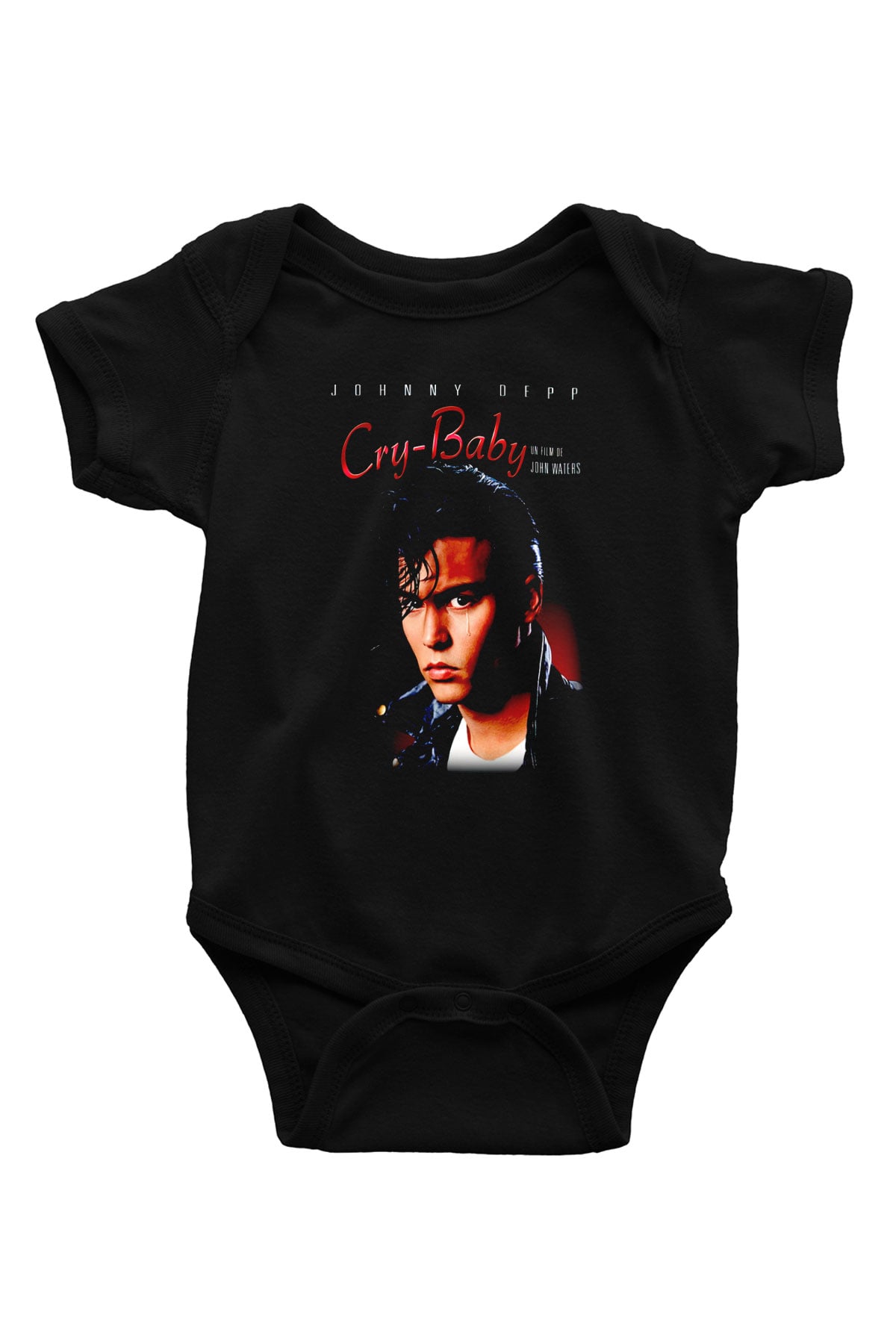 Cry-Baby Siyah Bebek Body - Zıbın