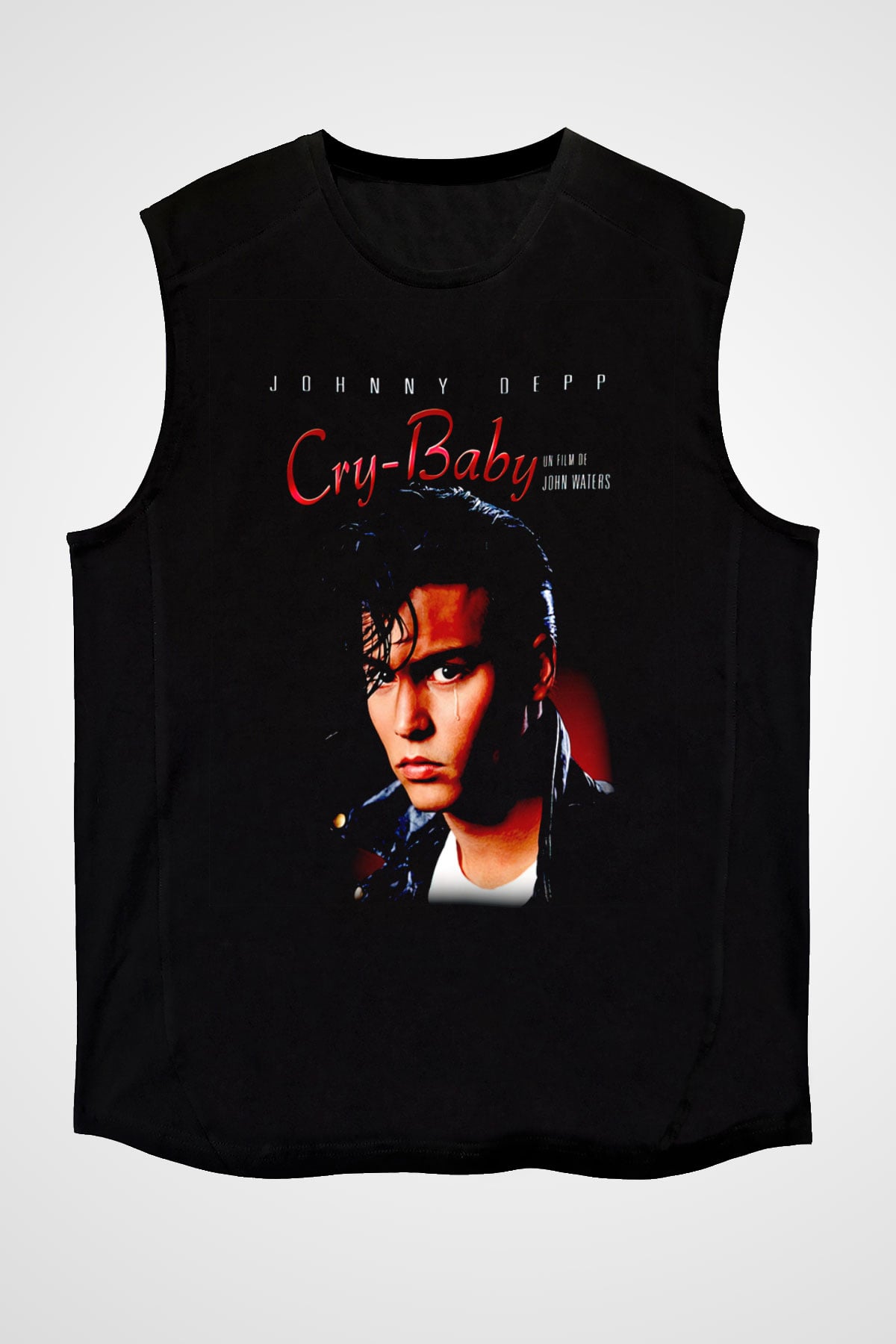 Cry-Baby Siyah Unisex  Kolsuz Tişört