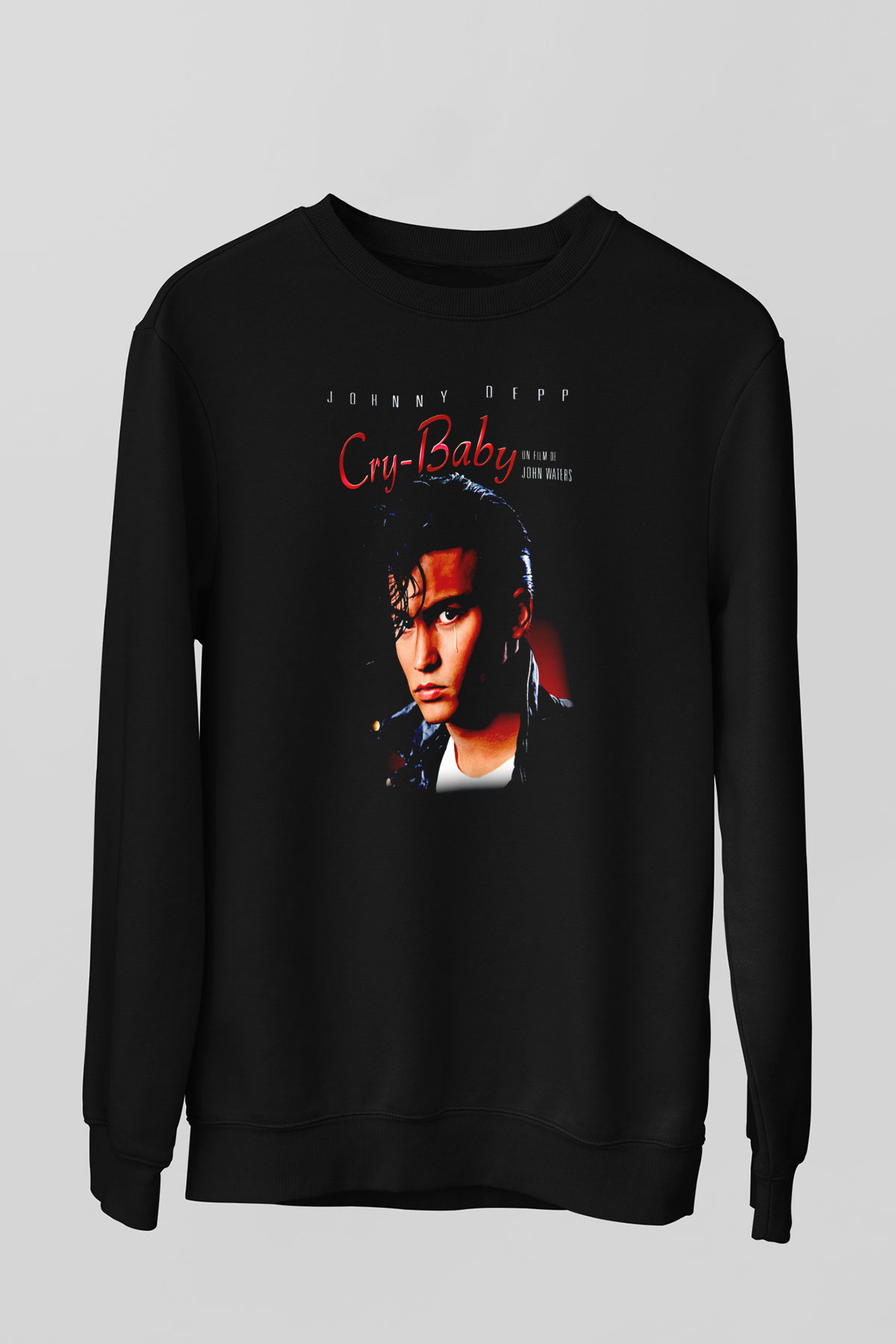 Cry-Baby Siyah Unisex  Sweatshirt