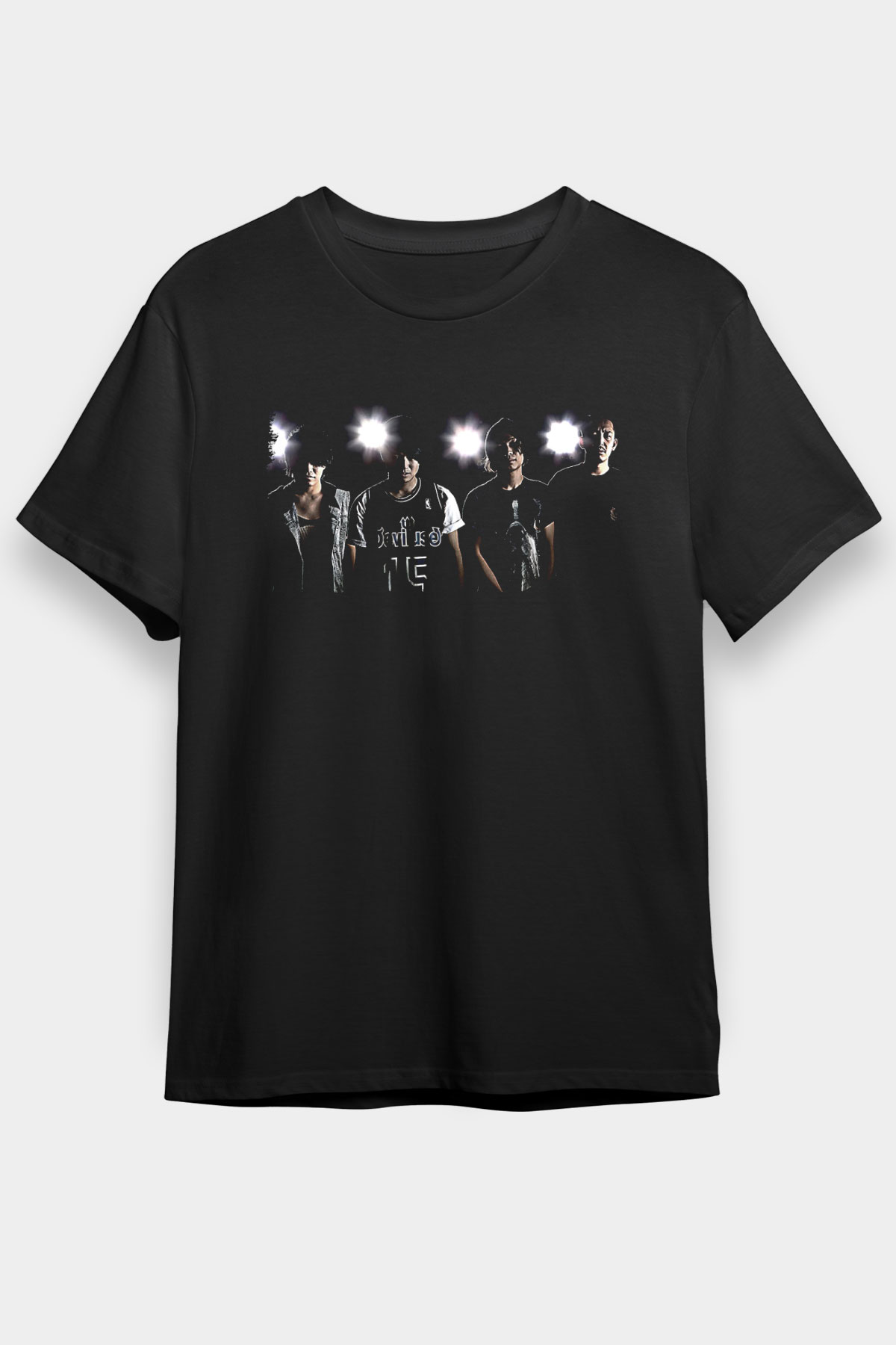 Crystal Lake Baskılı Unisex Siyah Tişört - Tshirt