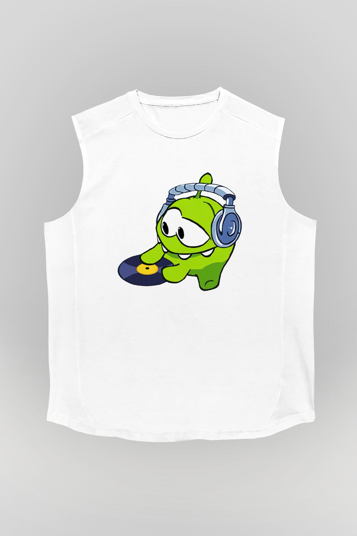 Cut the Rope Beyaz Unisex Kolsuz Tişört