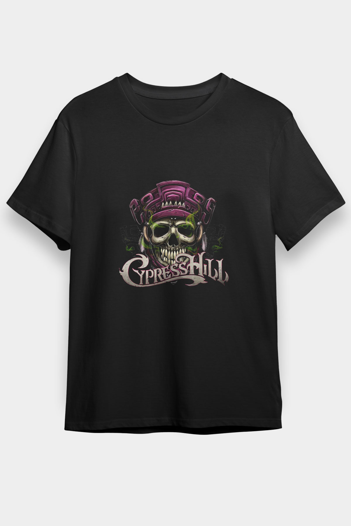 Cypress Hill Baskılı Unisex Siyah Tişört